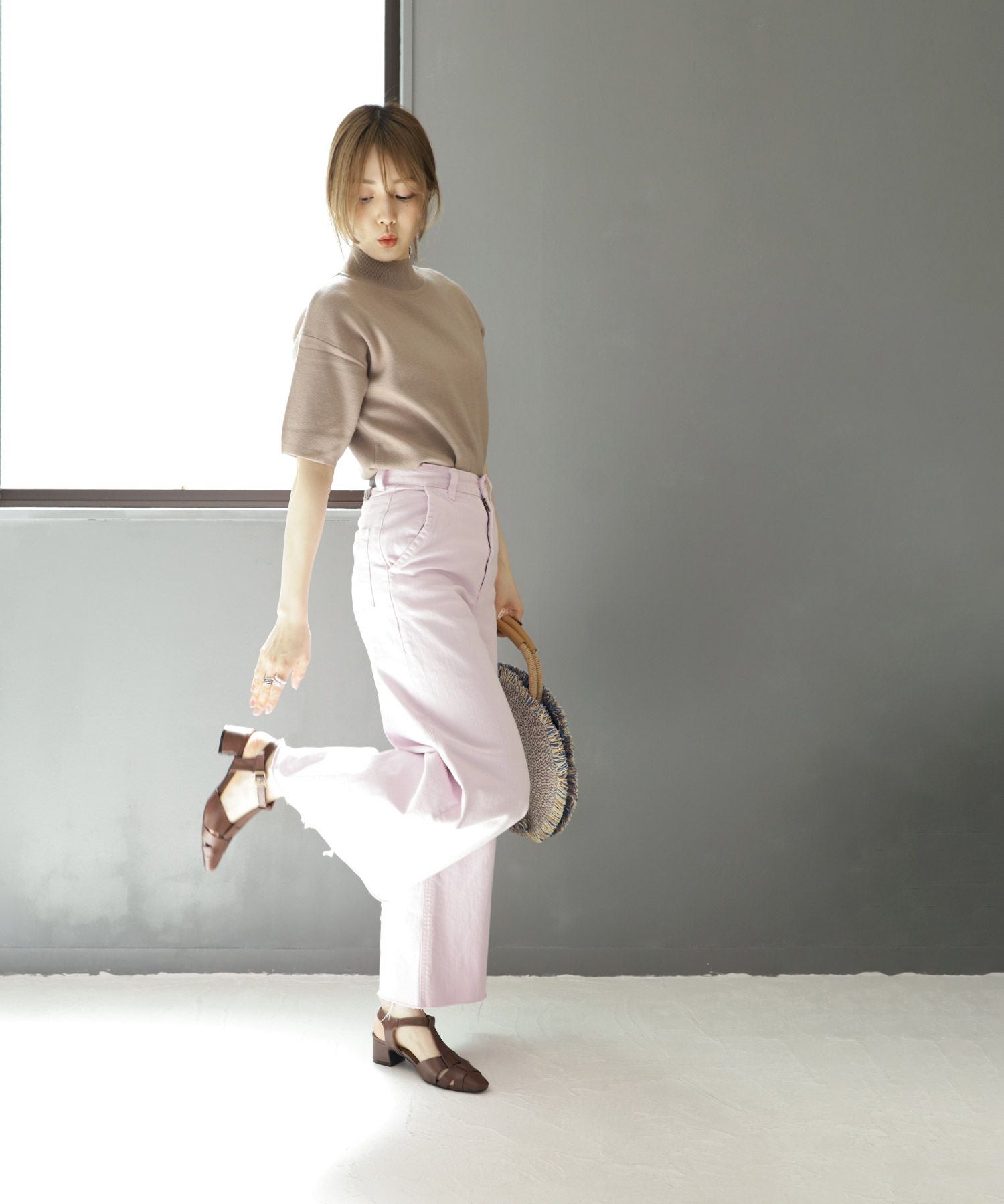 ミドルヒールグルカサンダル 【公式ショップ・ZOZOTOWN限定販売アイテム】