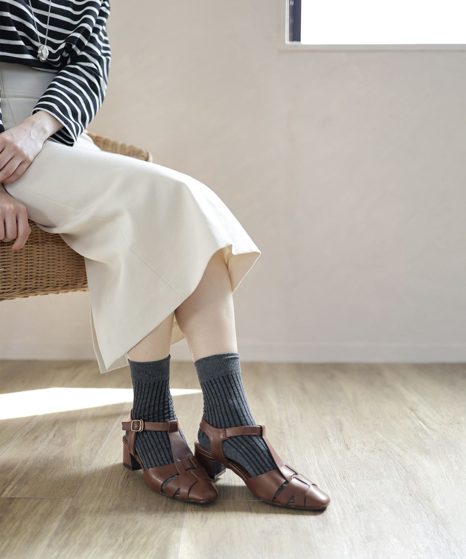 ミドルヒールグルカサンダル 【公式ショップ・ZOZOTOWN限定販売アイテム】