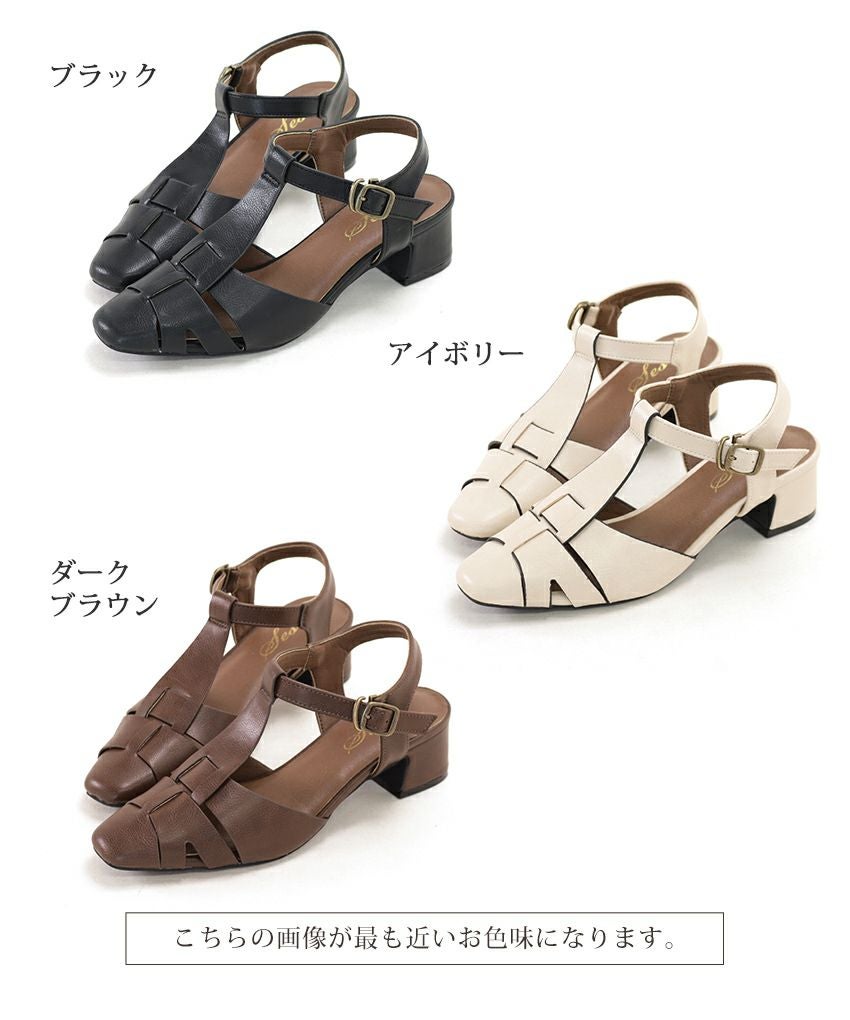 ミドルヒールグルカサンダル 【公式ショップ・ZOZOTOWN限定販売アイテム】