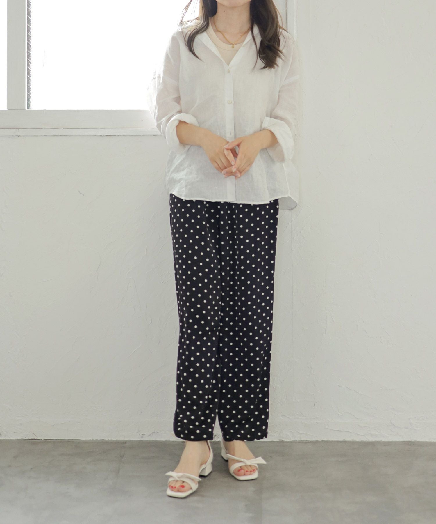 ダブルリボンローヒールストラップサンダル ▲返品交換不可