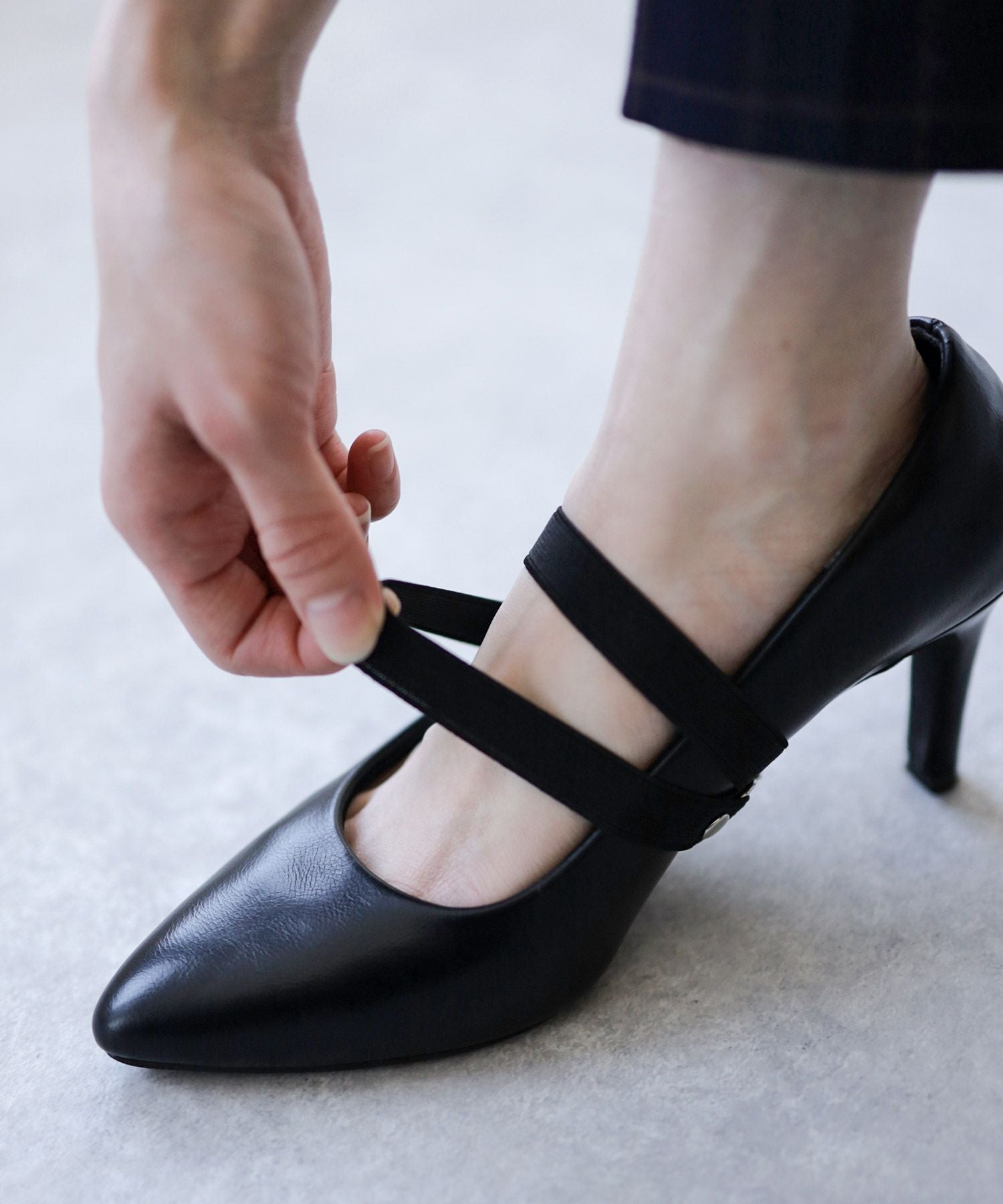 パンプス、サンダル用ゴムバンドストラップ【返品・交換不可】【6セットまでゆうパケット可】【公式ショップ限定販売アイテム】