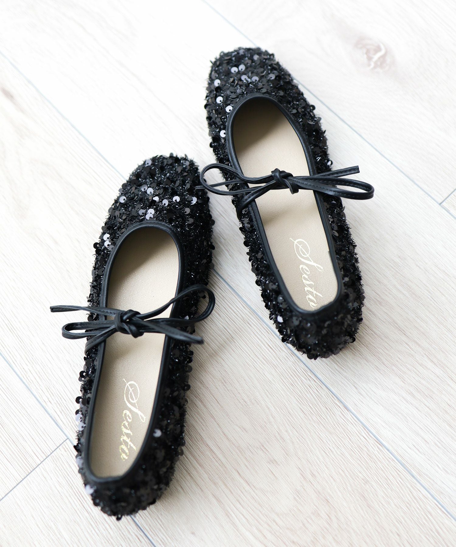 スクエアトゥレースアップバレエシューズ | SESTO(セスト)|レディース