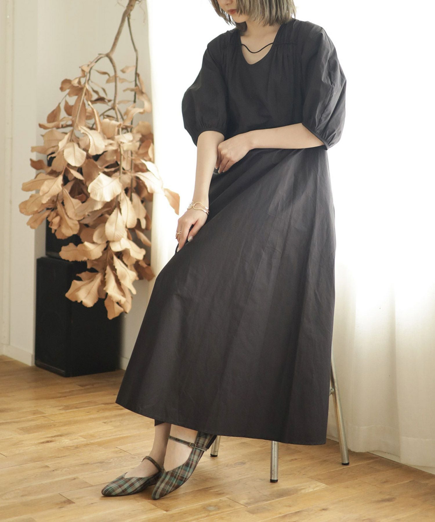 かかとが踏める2Wayポインテッドトゥメリージェーンパンプス▲返品交換不可