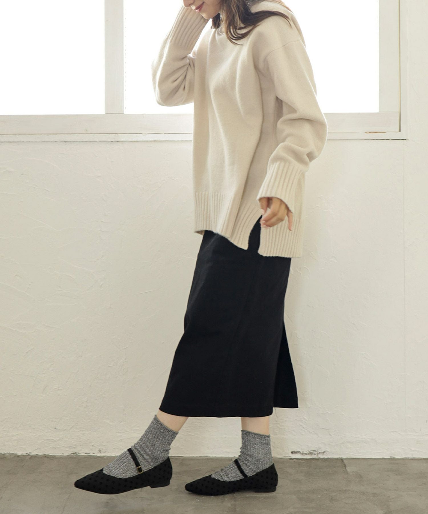 かかとが踏める2Wayポインテッドトゥメリージェーンパンプス▲返品交換不可