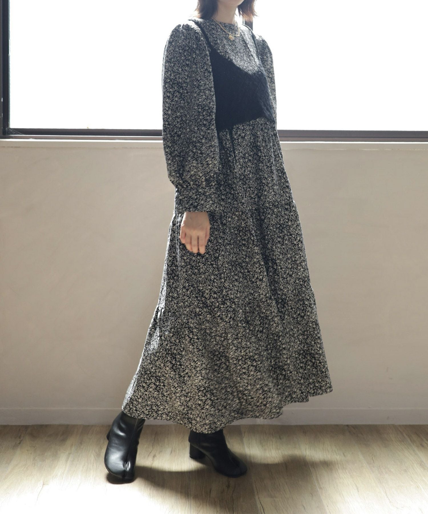 サークルヒール足袋ショートブーツ▲返品不可