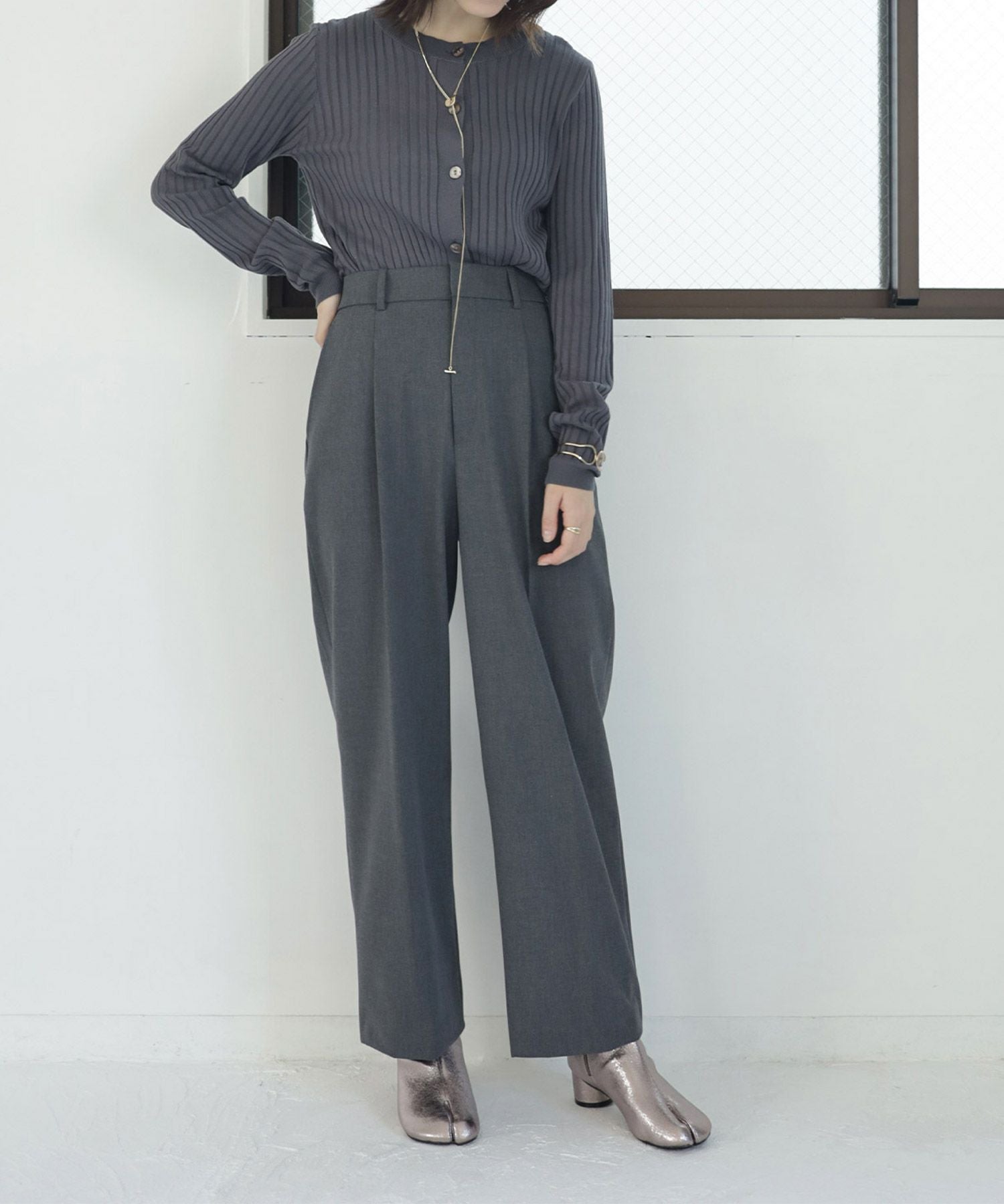 サークルヒール足袋ショートブーツ▲返品不可