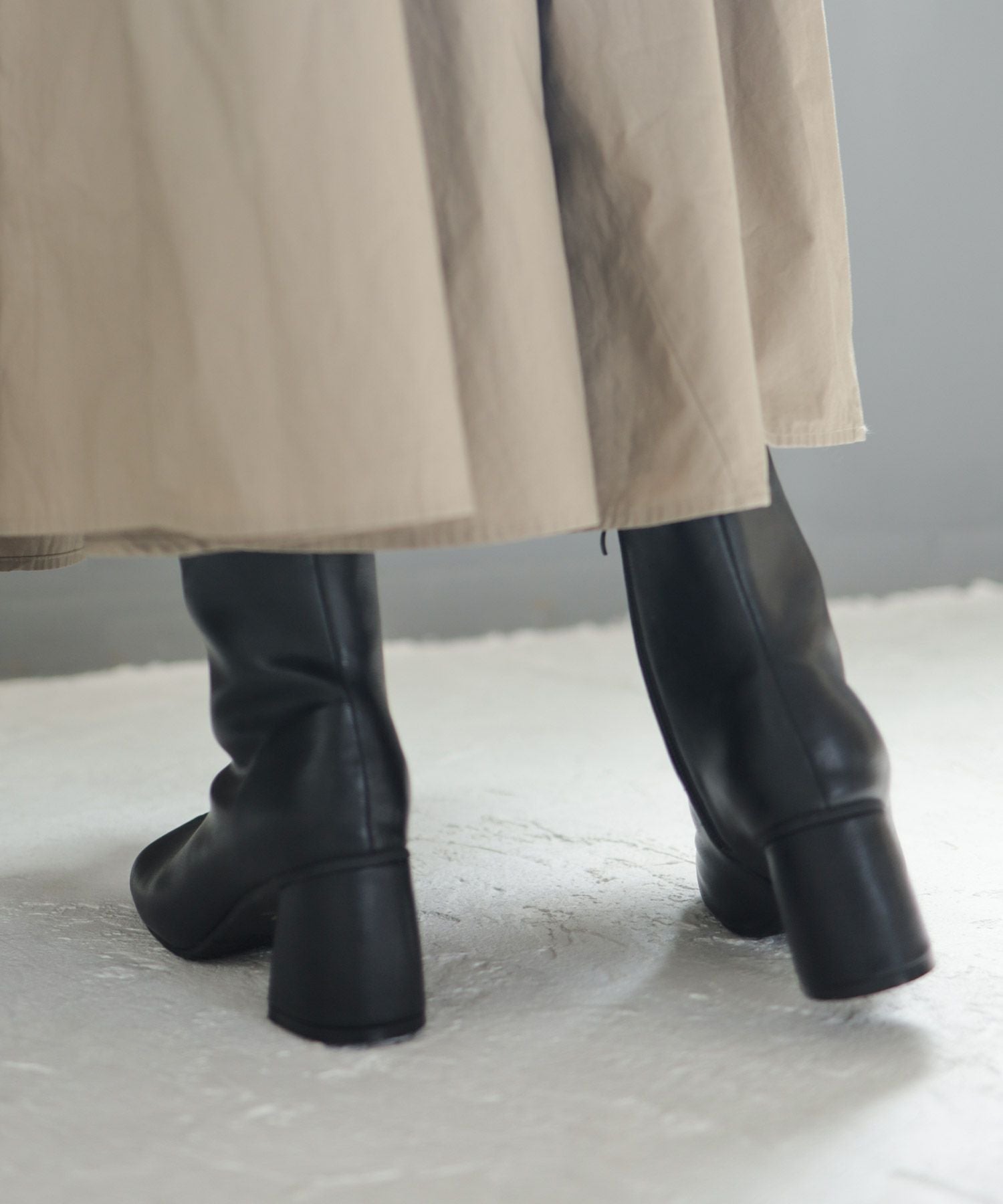 ぷっくりオブリークトゥショートブーツ△返品交換不可 | SESTO(セスト