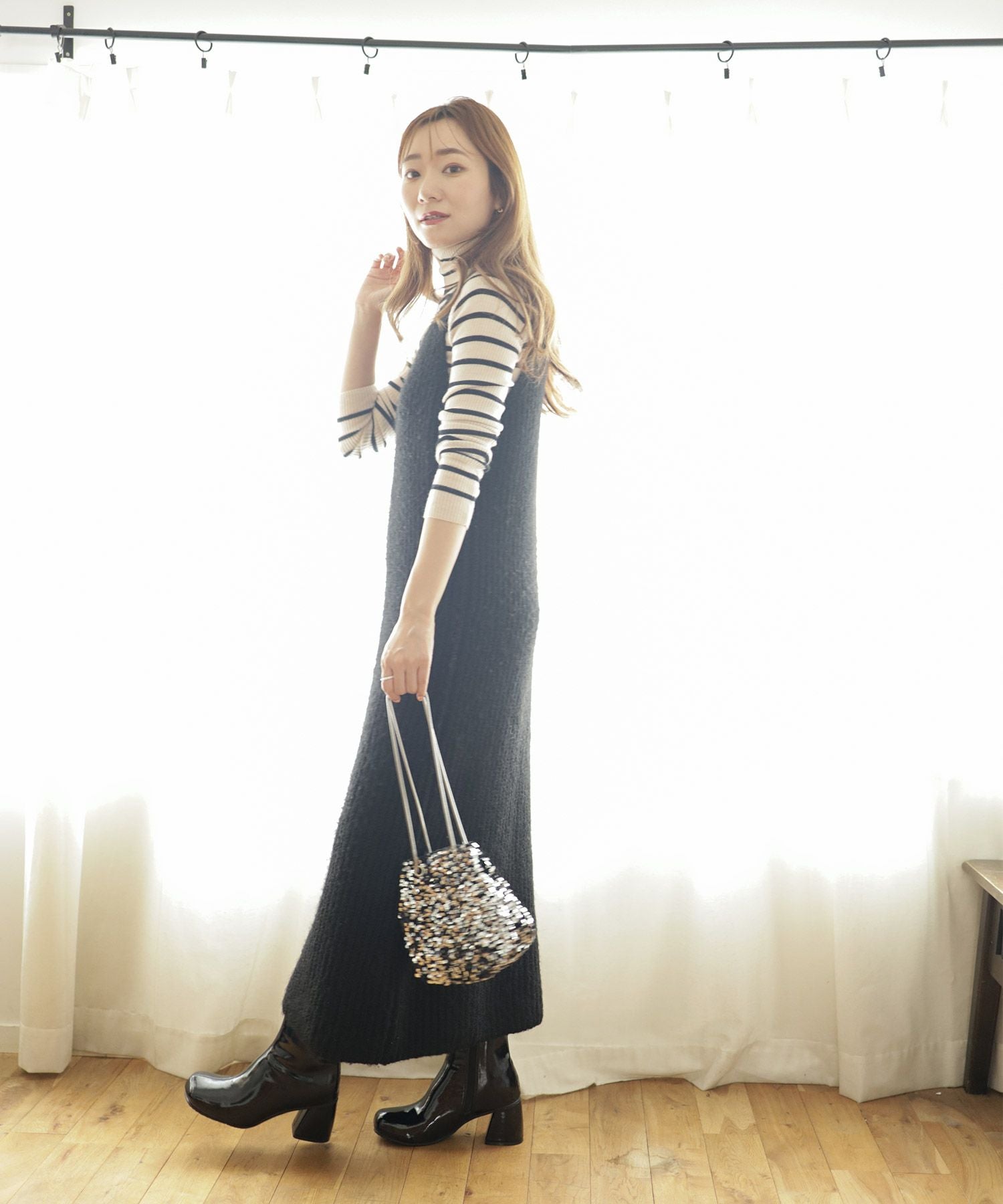 ぷっくりオブリークトゥショートブーツ▲返品交換不可