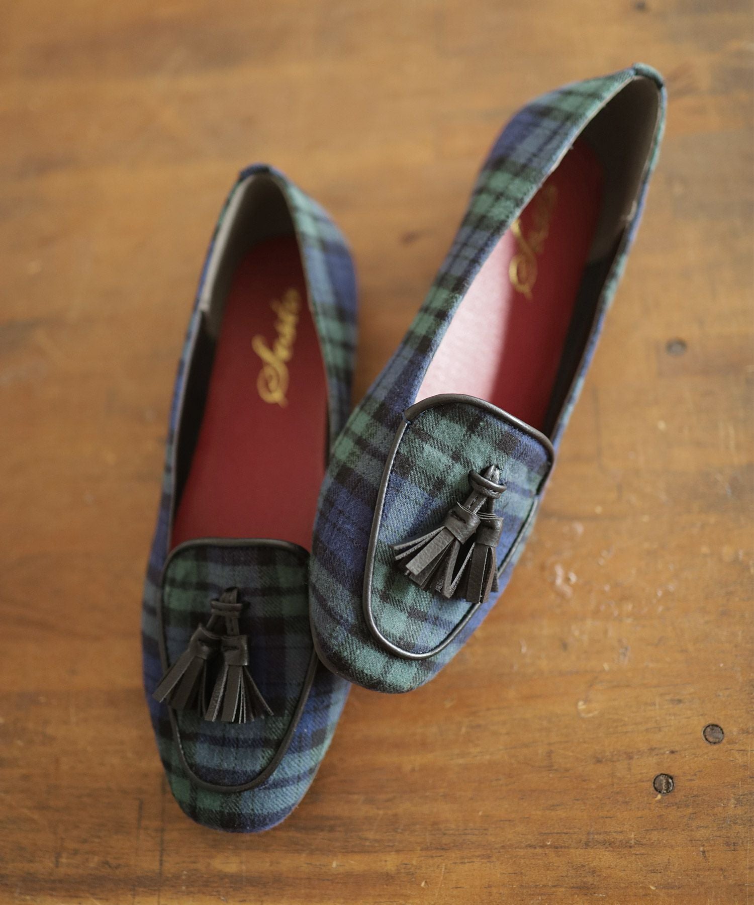 タッセル付きフラットローファーパンプス 一部4月上旬入荷予定