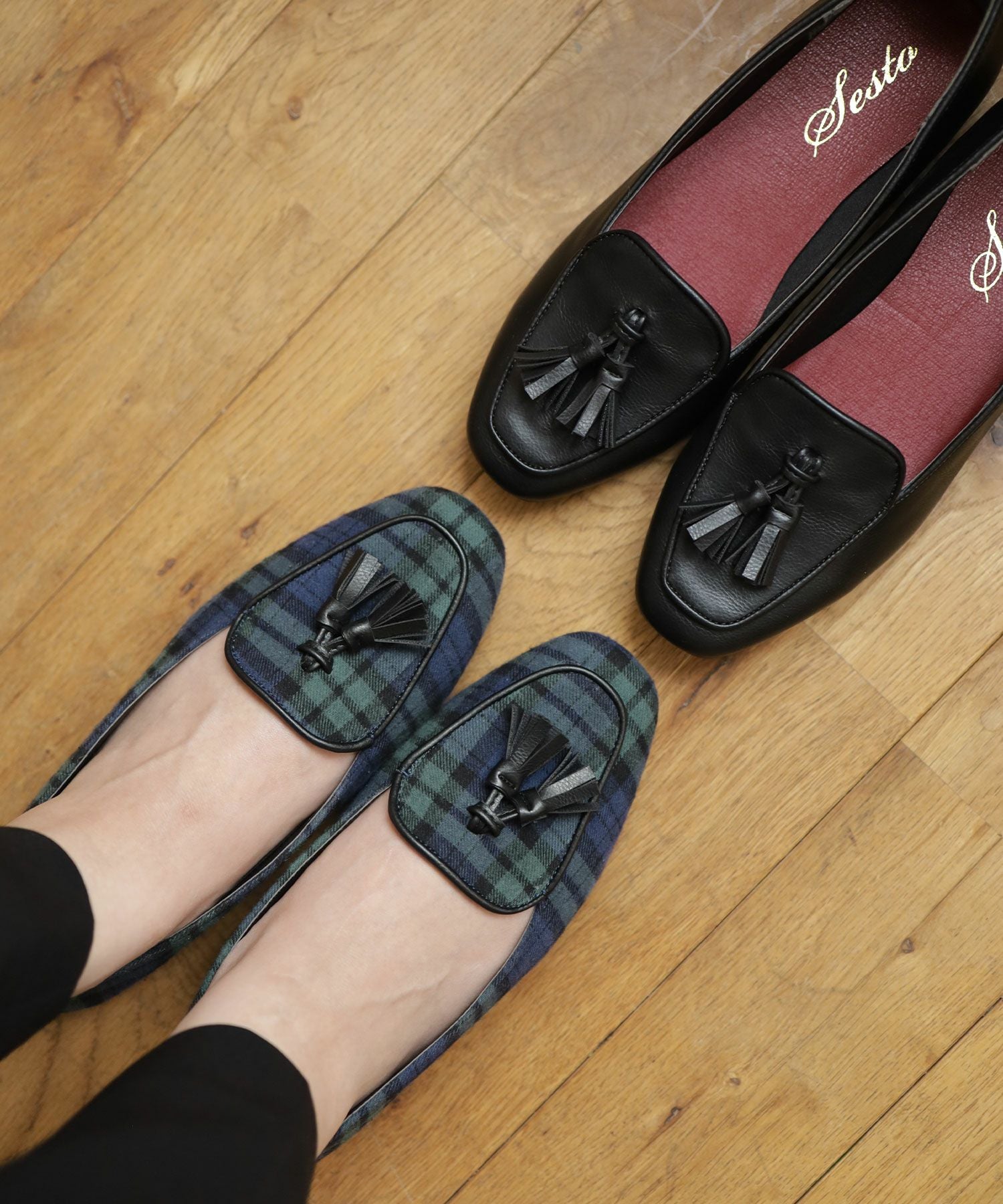 タッセル付きフラットローファーパンプス 一部4月上旬入荷予定 | SESTO