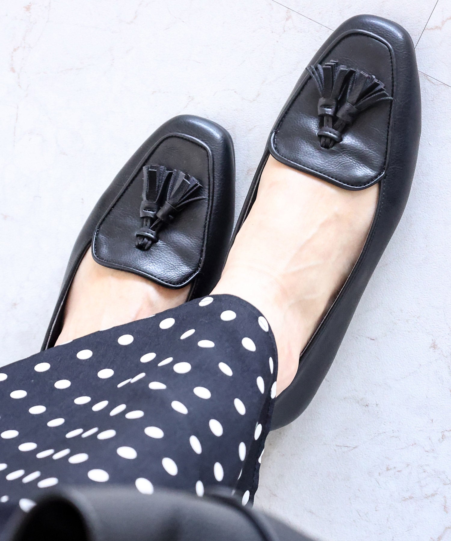 タッセル付きフラットローファーパンプス 一部4月上旬入荷予定 | SESTO