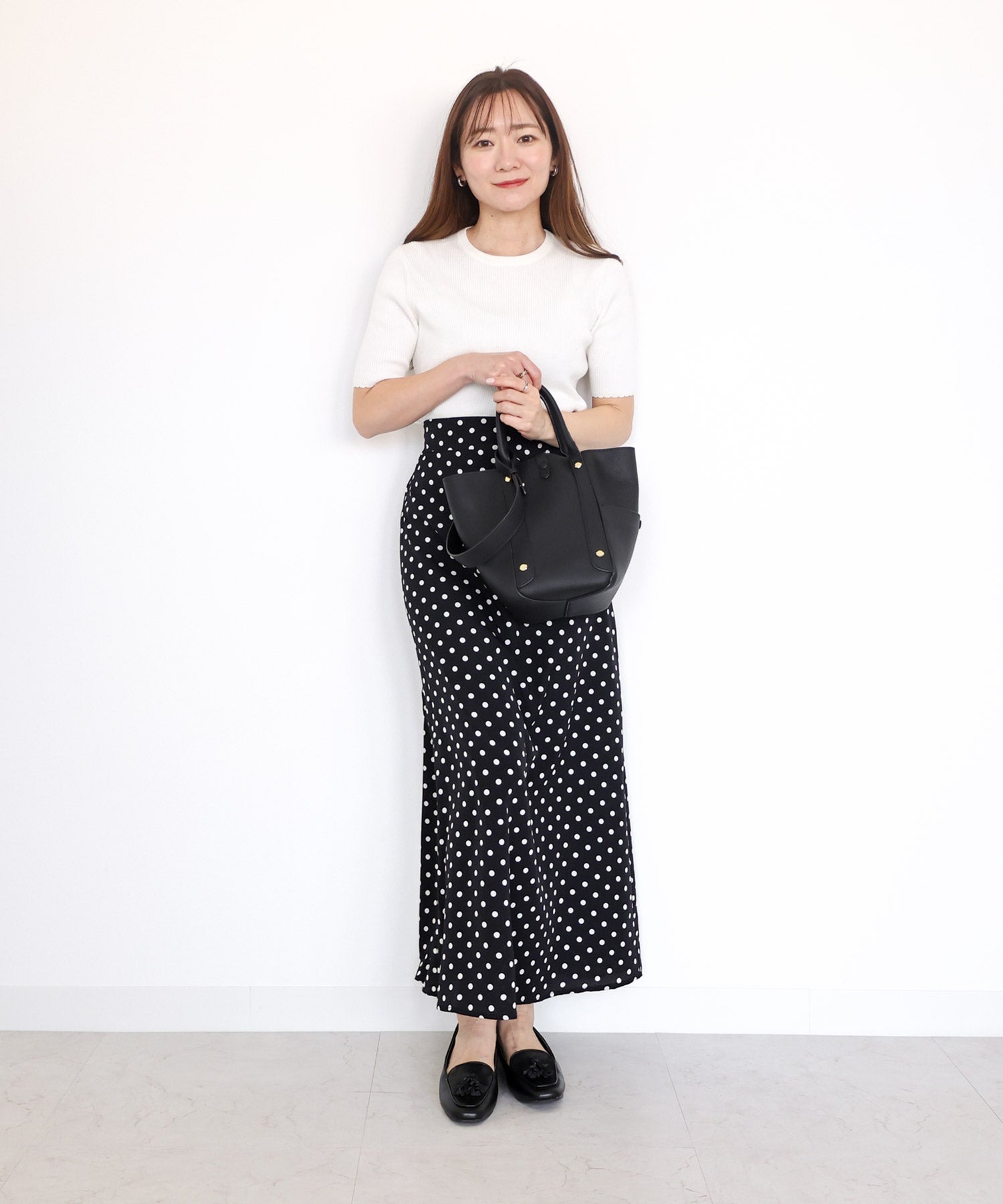 タッセル付きフラットローファーパンプス 一部4月上旬入荷予定