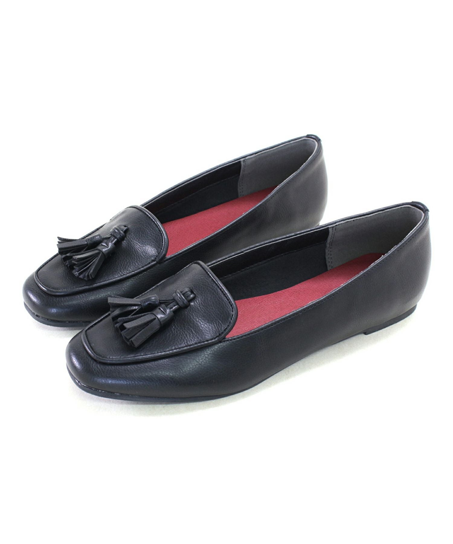 タッセル付きフラットローファーパンプス 一部4月上旬入荷予定