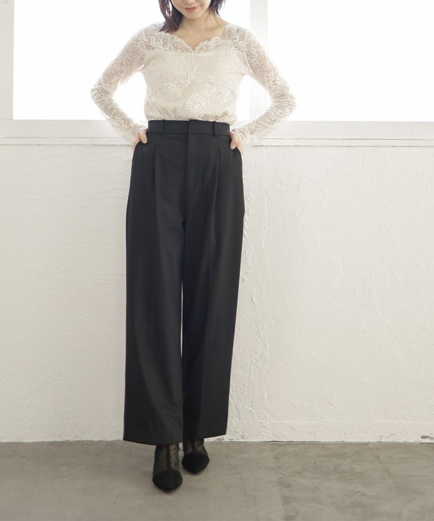 ドットチュールショートブーツ