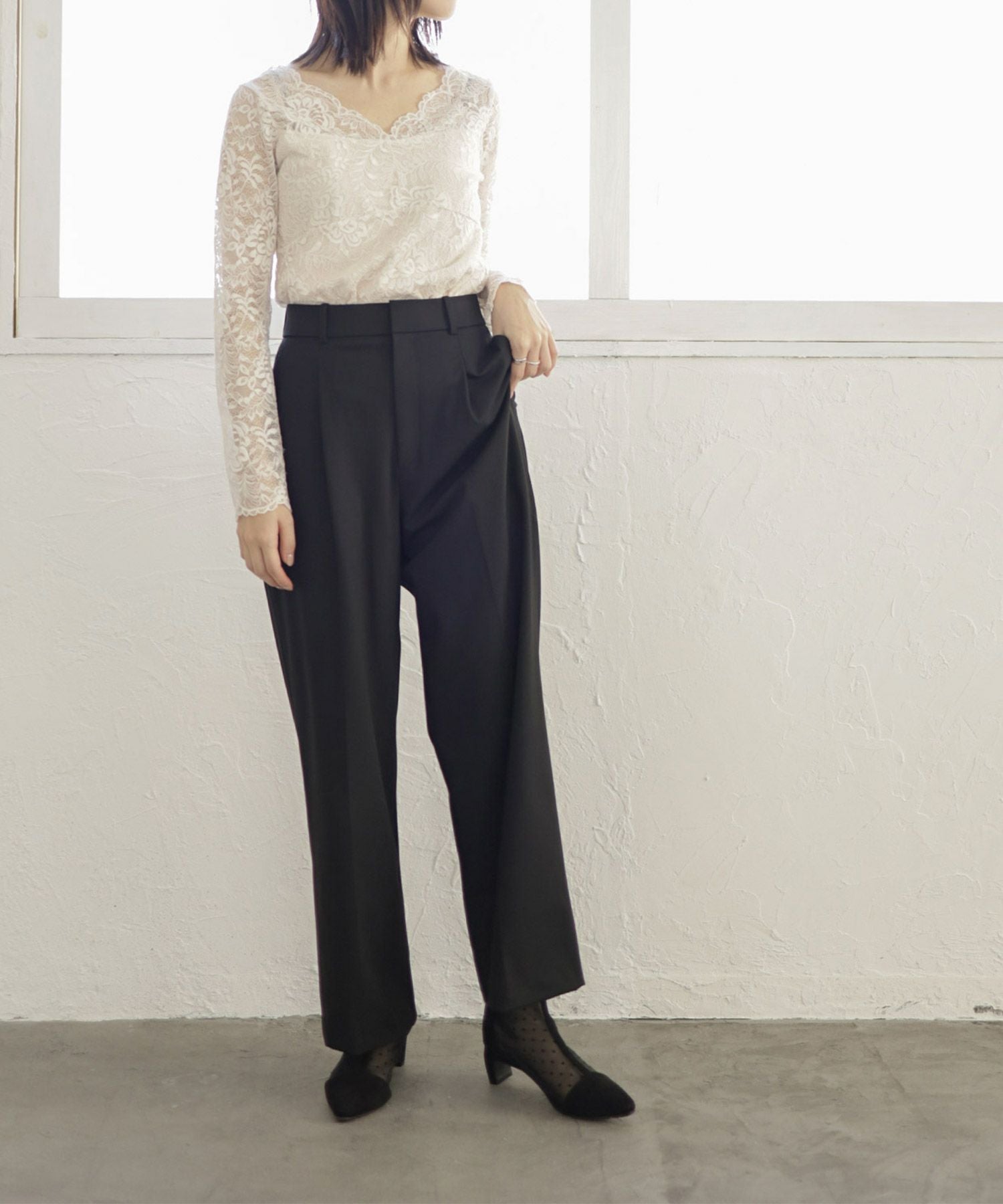 ドットチュールショートブーツ