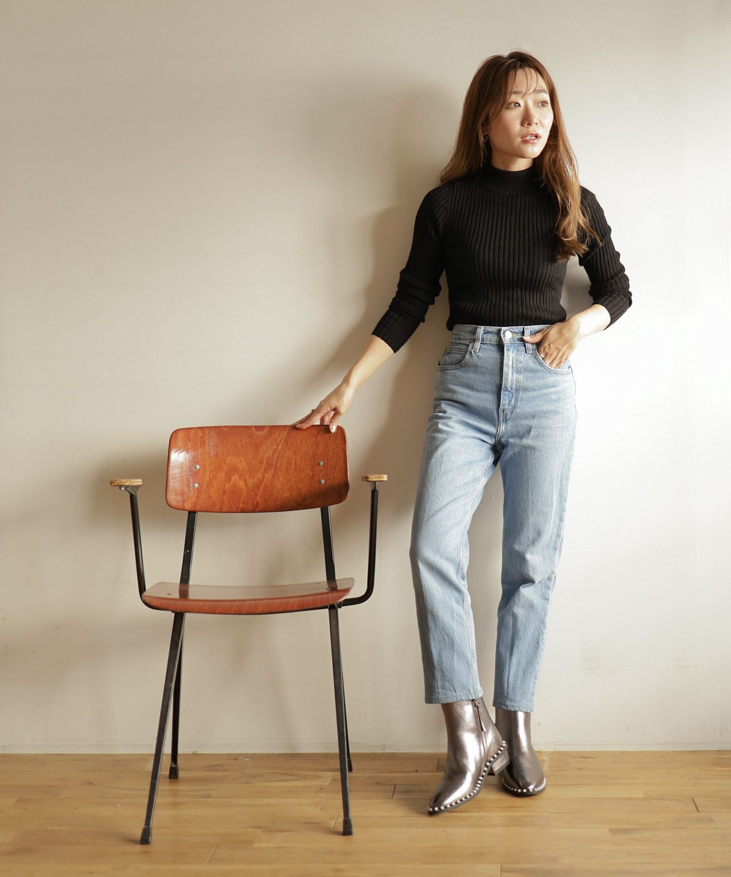 パールピースショートブーツ▲返品不可