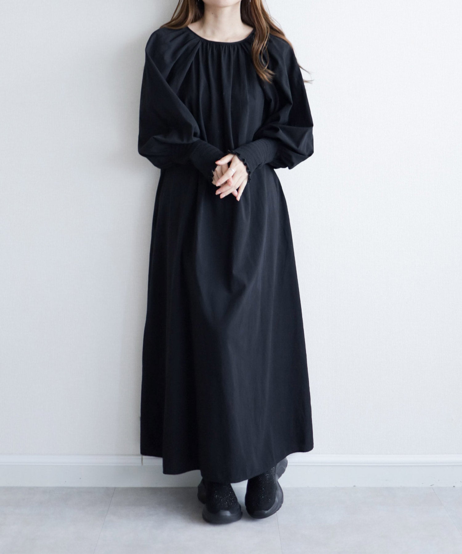 キラキラニット厚底スニーカー▲返品不可