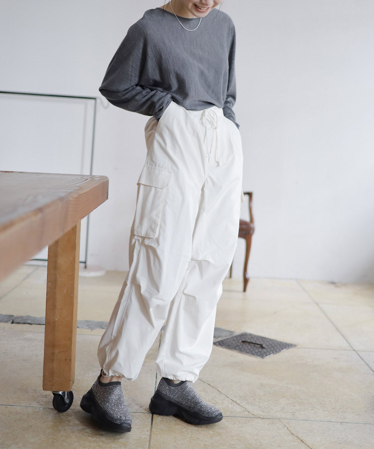 キラキラニット厚底スニーカー▲返品不可