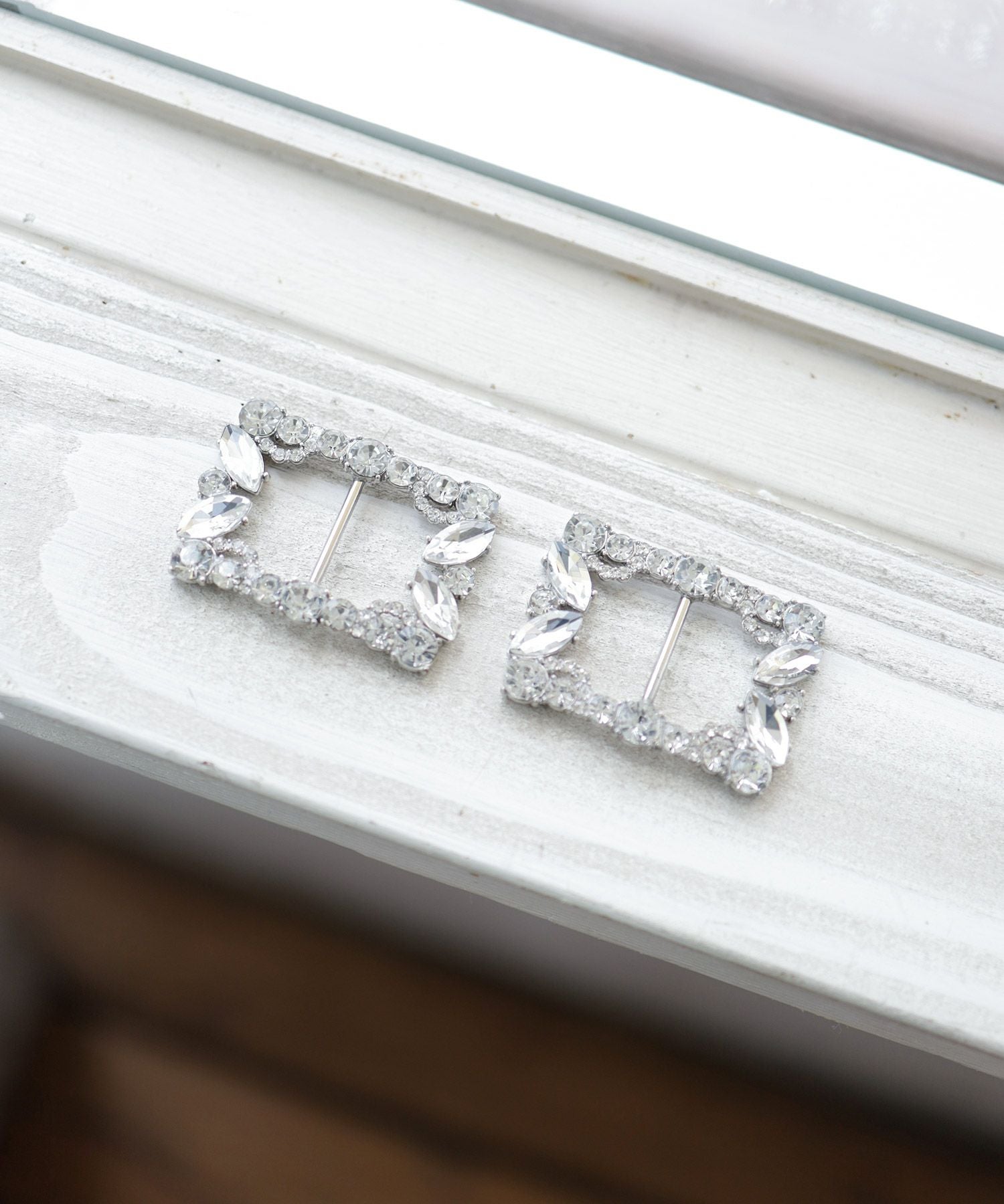 ダブルビジューメリージェーン厚底スニーカー▲返品不可