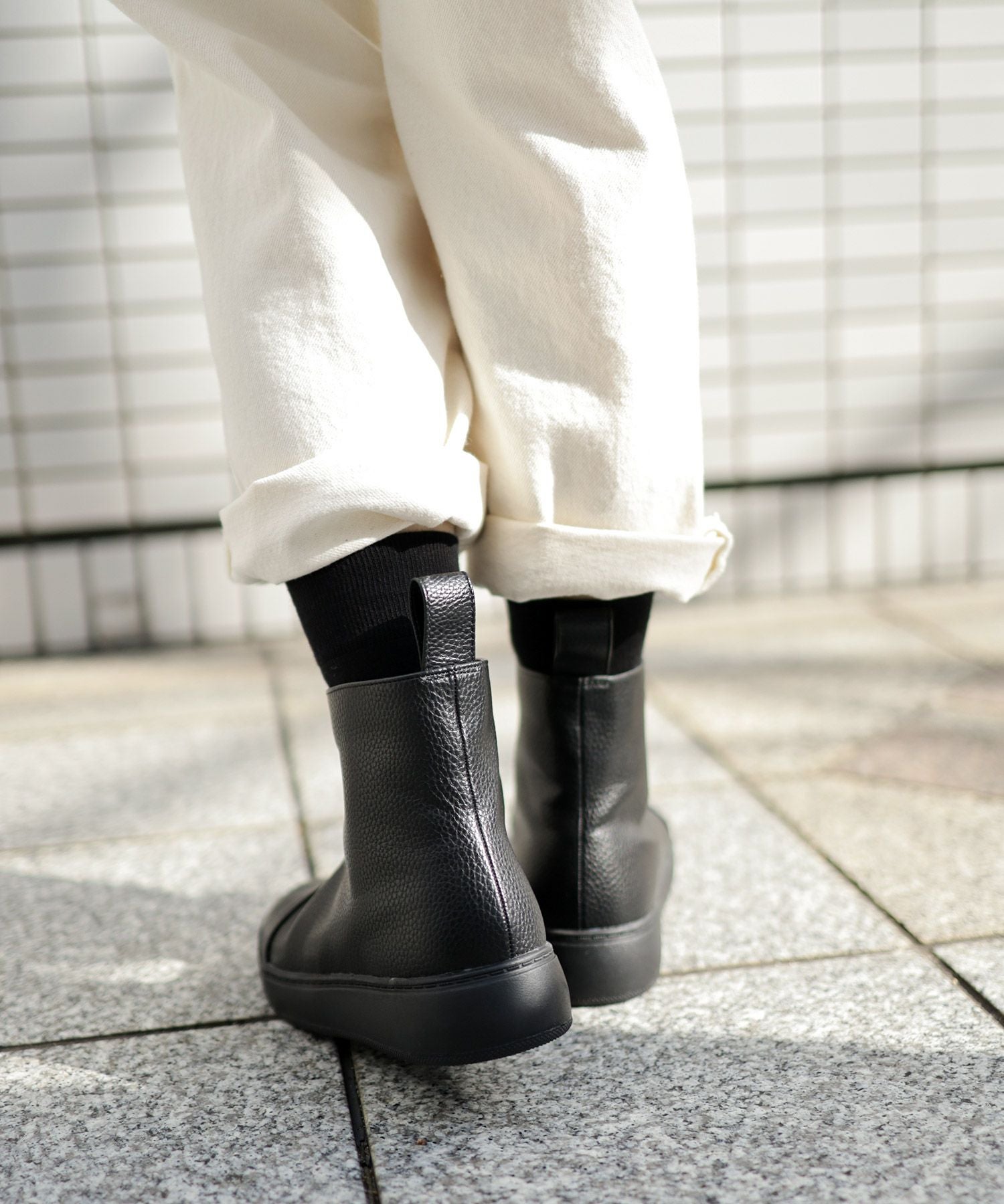 センタージップ厚底スニーカーブーツ▲返品不可