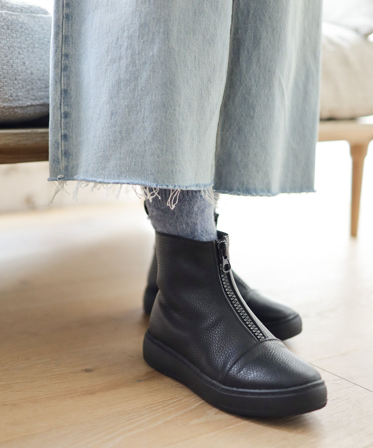 センタージップ厚底スニーカーブーツ△返品不可 | SESTO(セスト