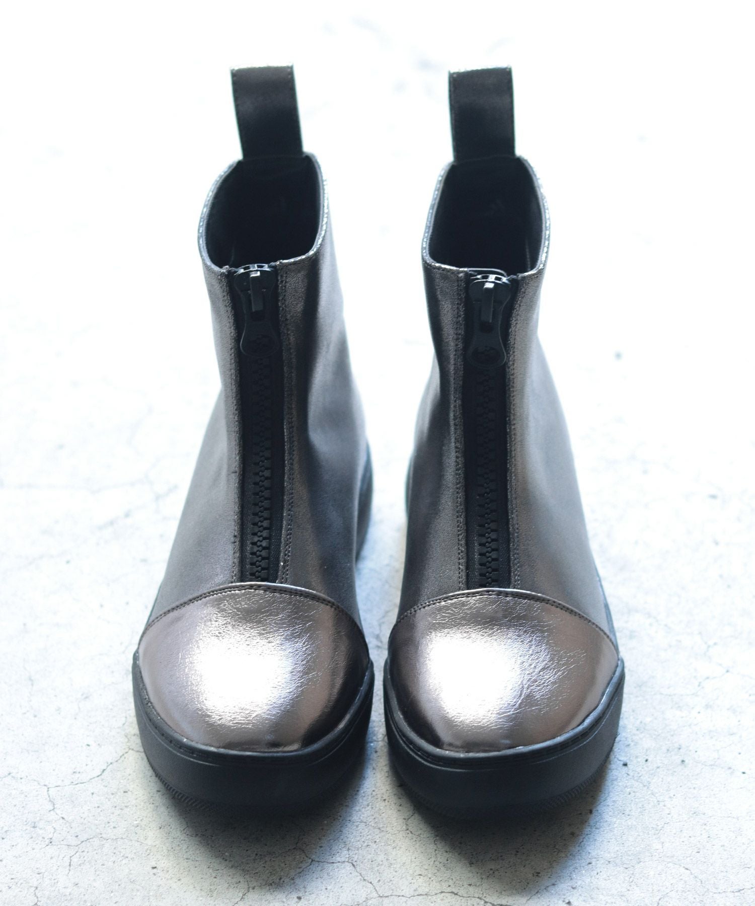 センタージップ厚底スニーカーブーツ▲返品不可