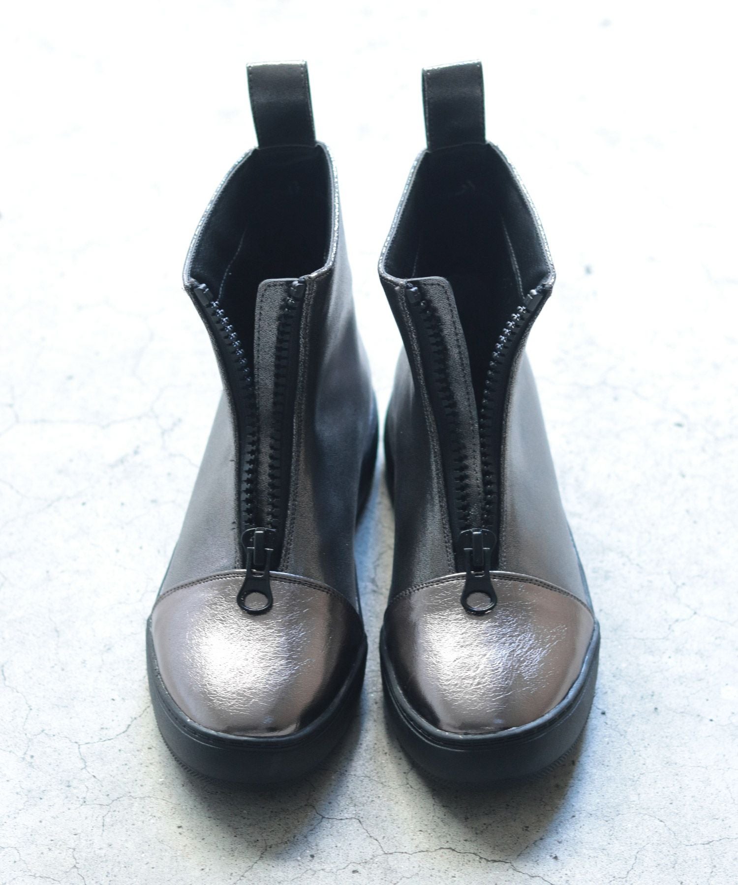 センタージップ厚底スニーカーブーツ▲返品不可