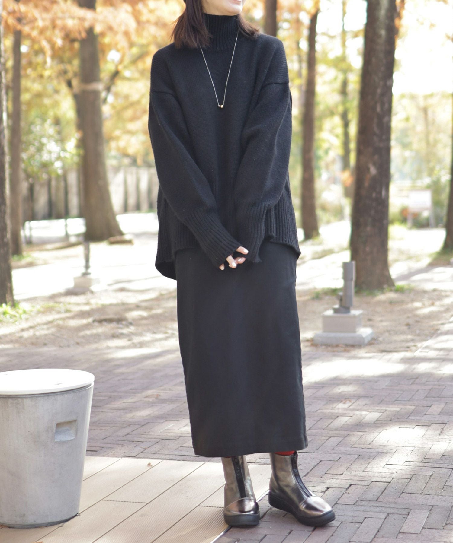 センタージップ厚底スニーカーブーツ▲返品不可