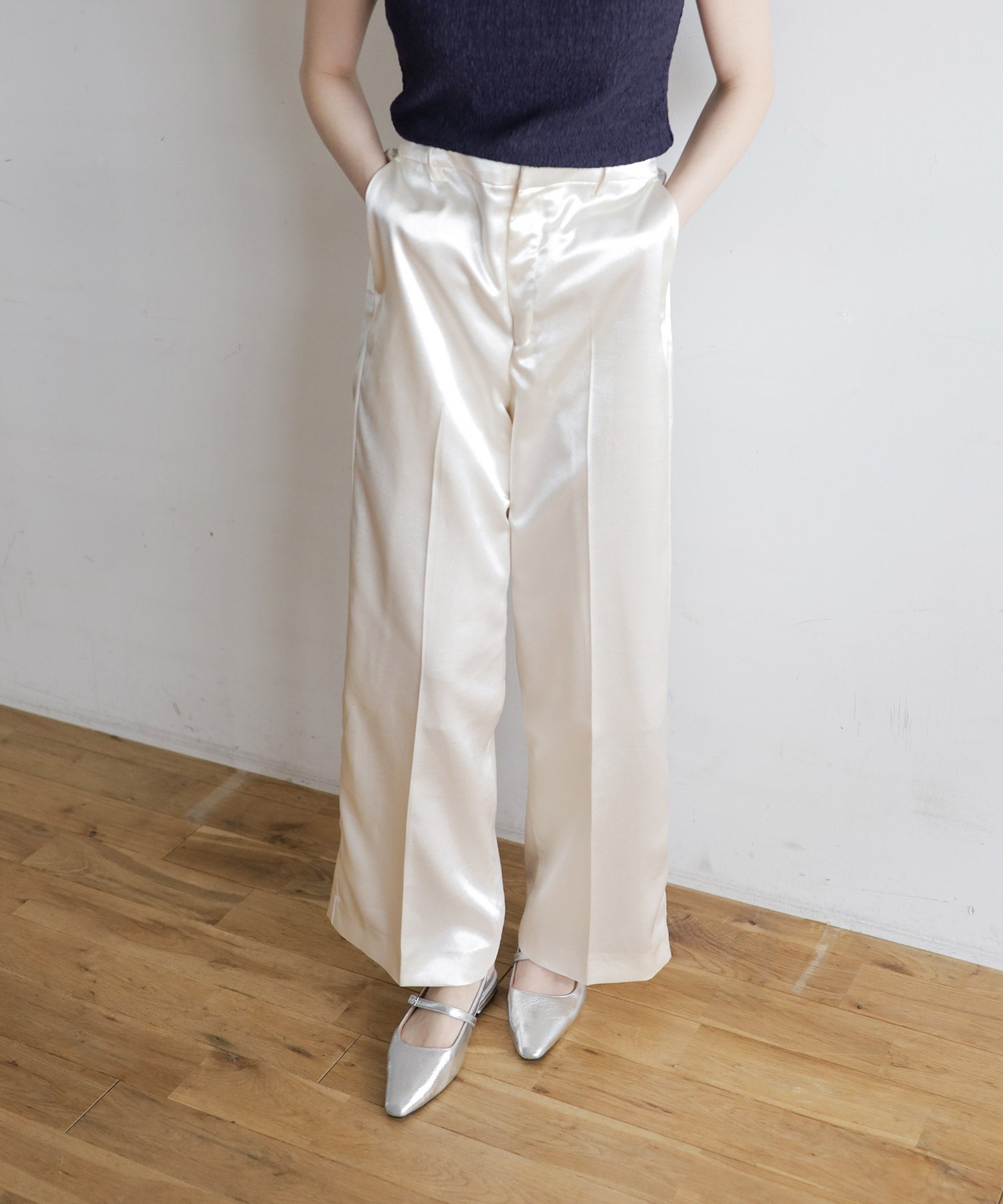 スクエアトゥバックストラップメリージェーンパンプス▲返品不可