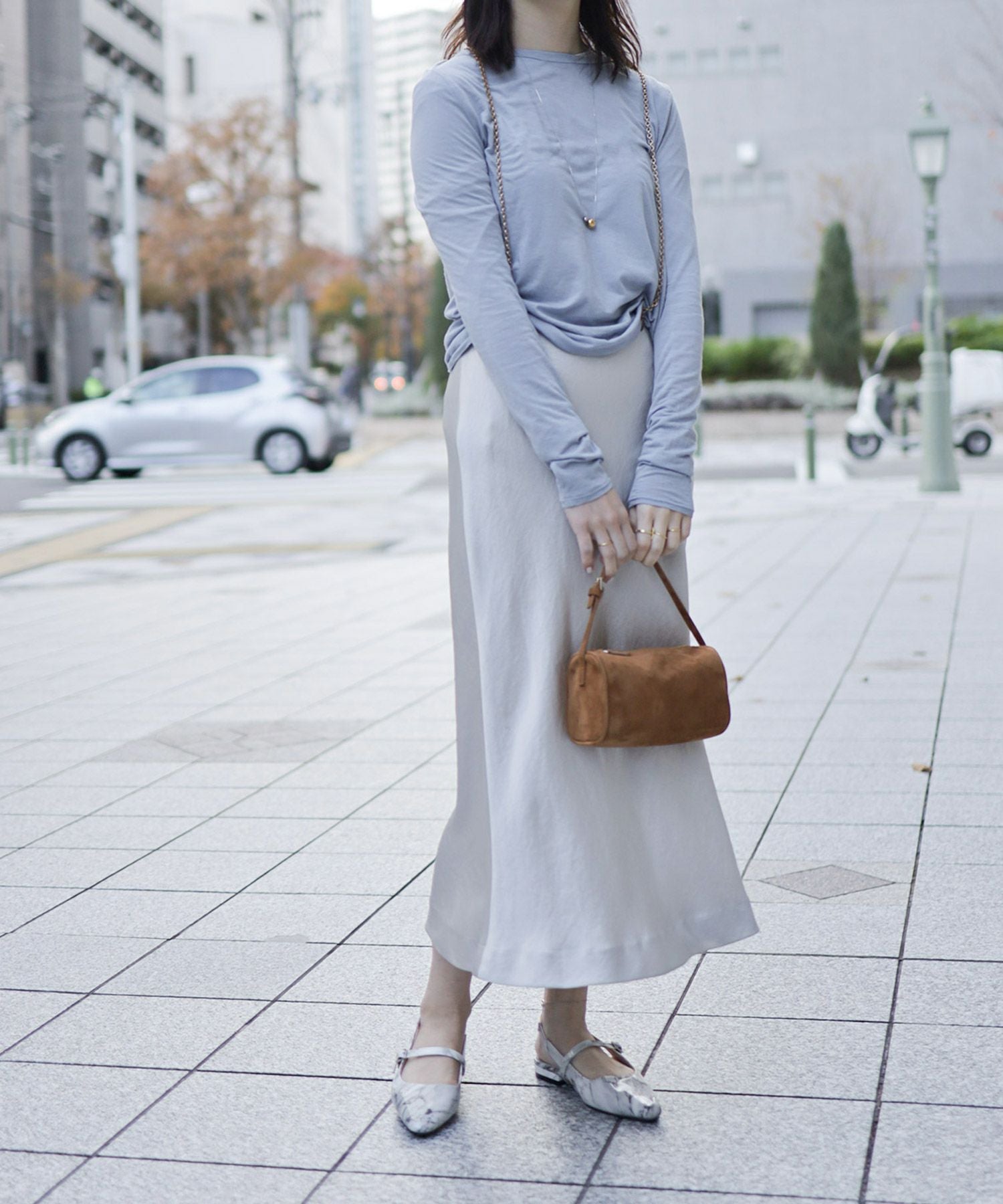 スクエアトゥバックストラップメリージェーンパンプス▲返品不可