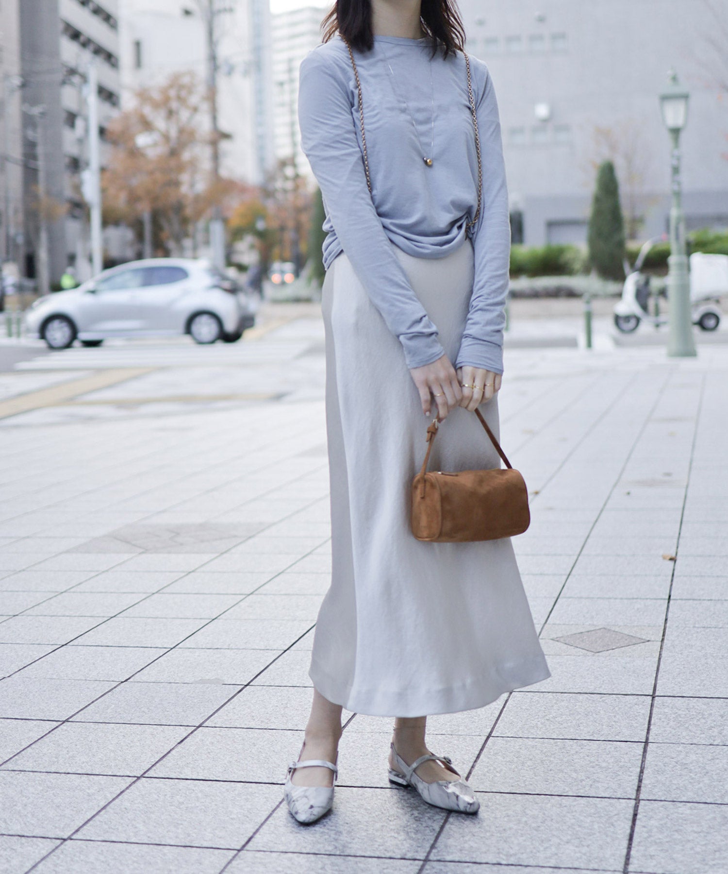 スクエアトゥバックストラップメリージェーンパンプス▲返品不可