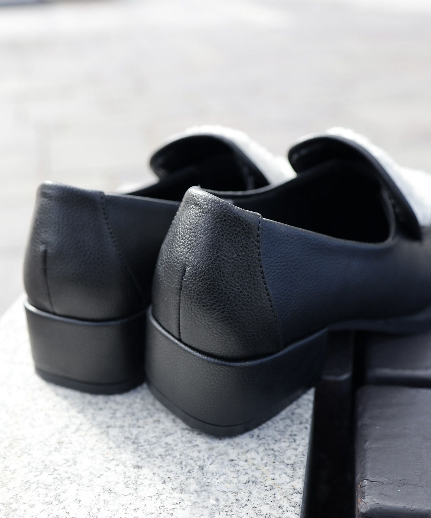 もこもこボアローファー▲返品交換不可