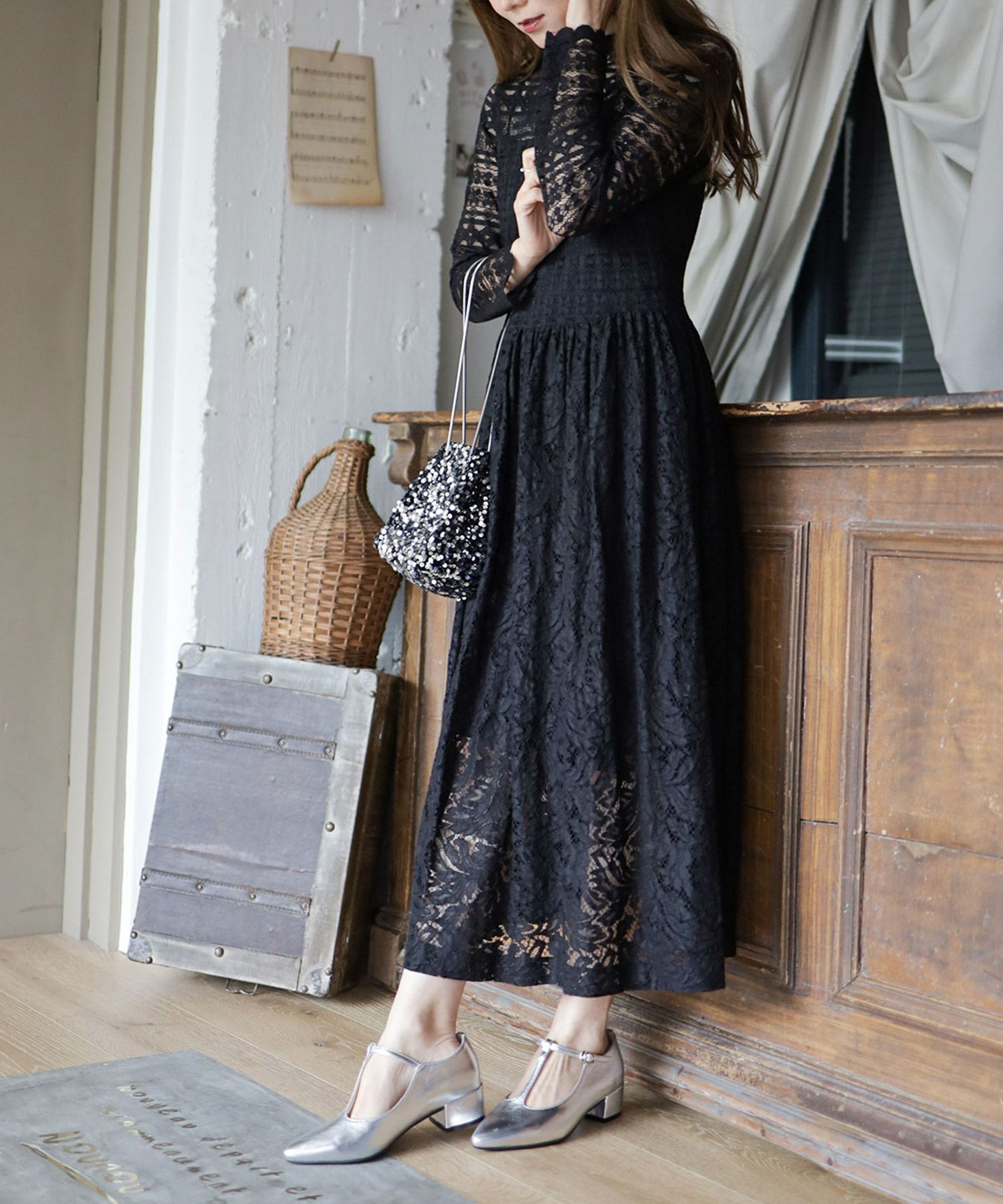 Tストラップミドルヒールパンプス | SESTO(セスト)|レディースシューズ