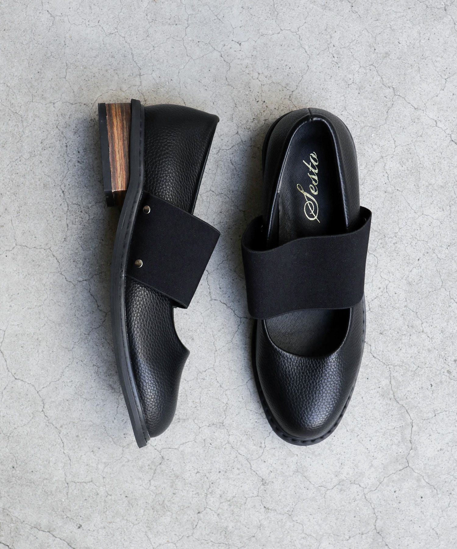 ゴムストラップローファー▲返品不可