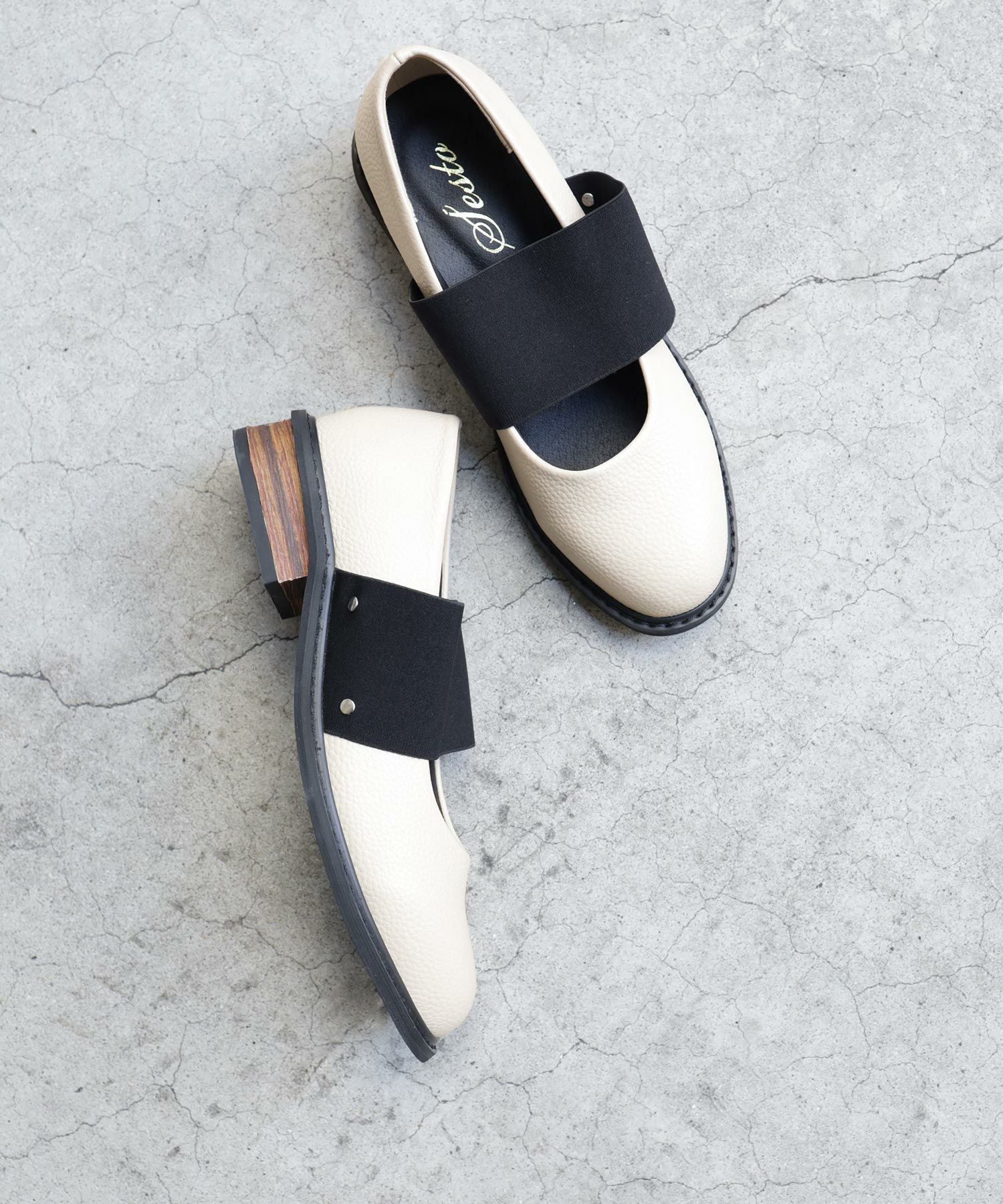 ゴムストラップローファー▲返品不可