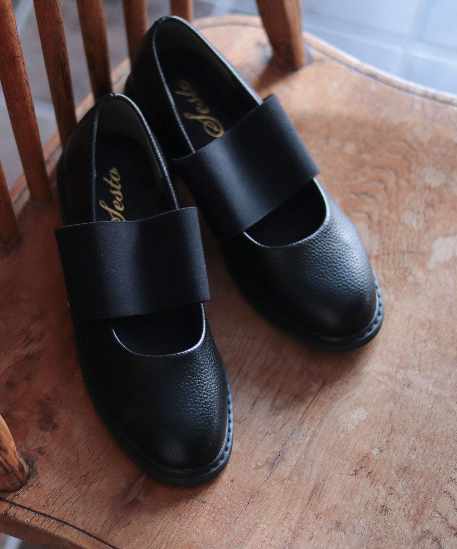 ゴムストラップローファー▲返品不可