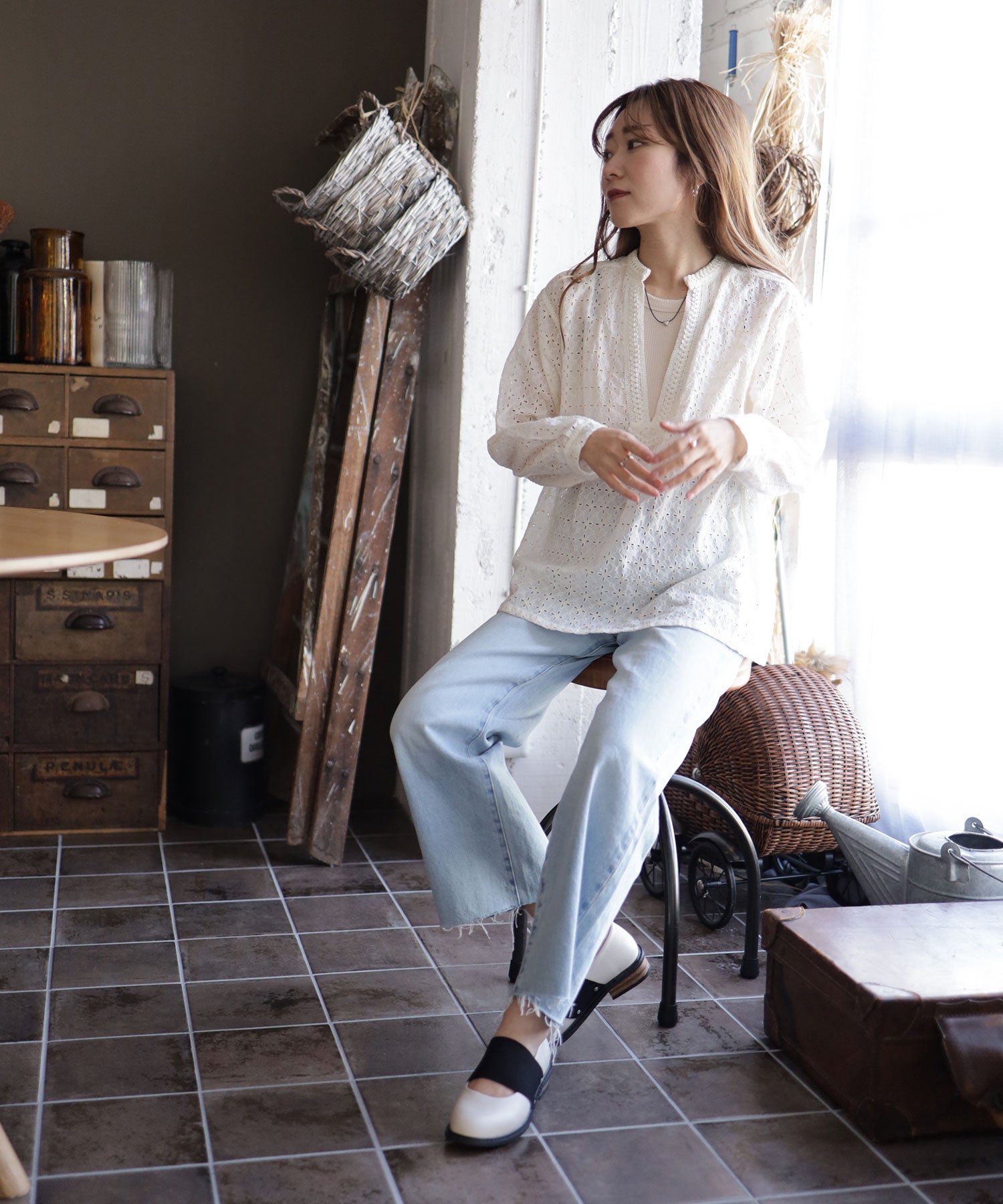 ゴムストラップローファー▲返品不可