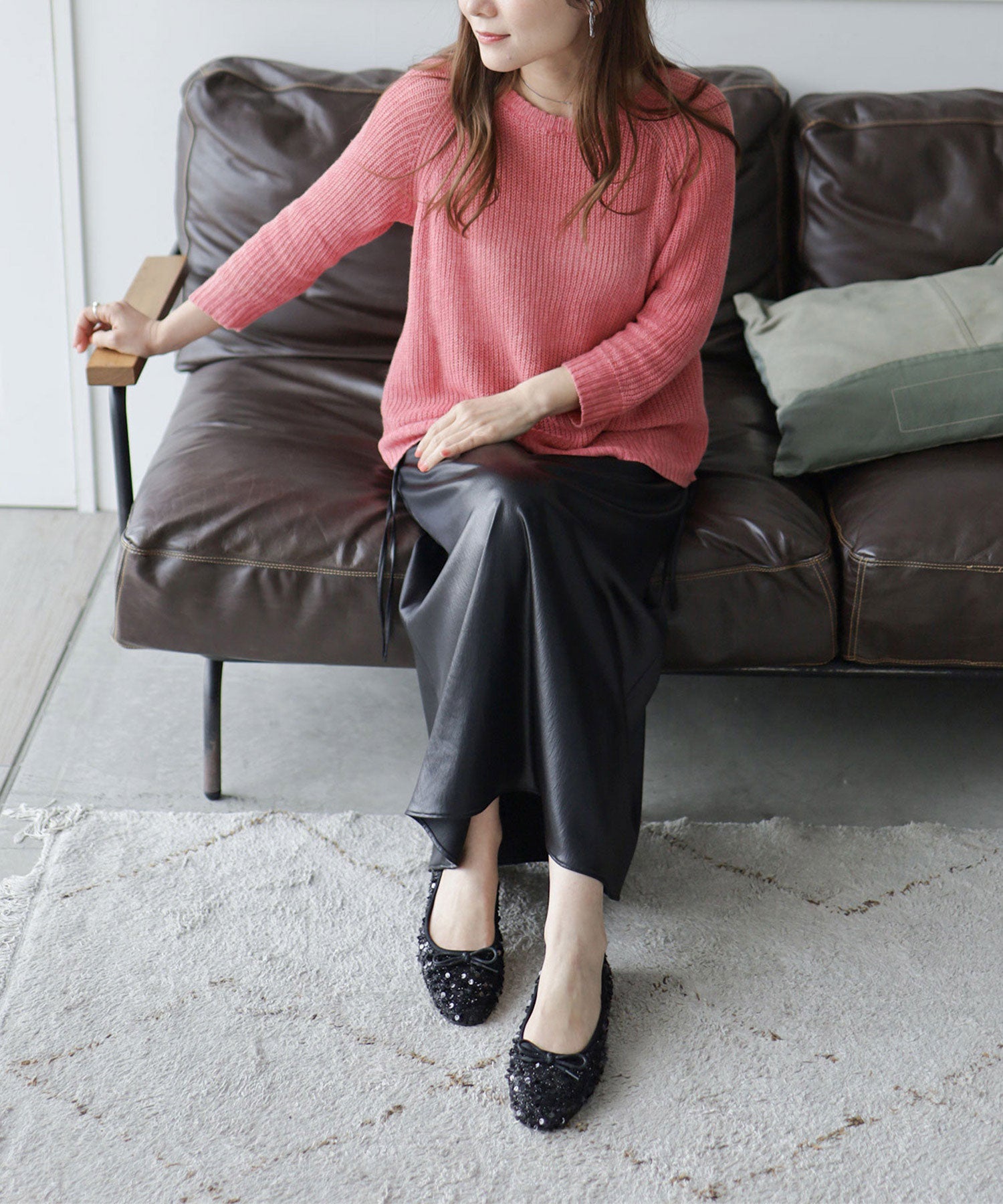 スパンコールバレエシューズ