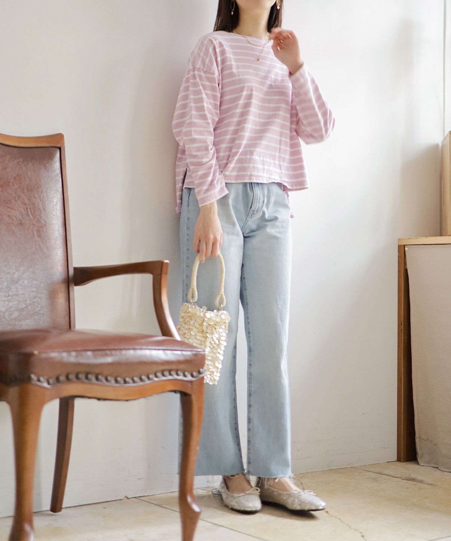 スパンコールバレエシューズ