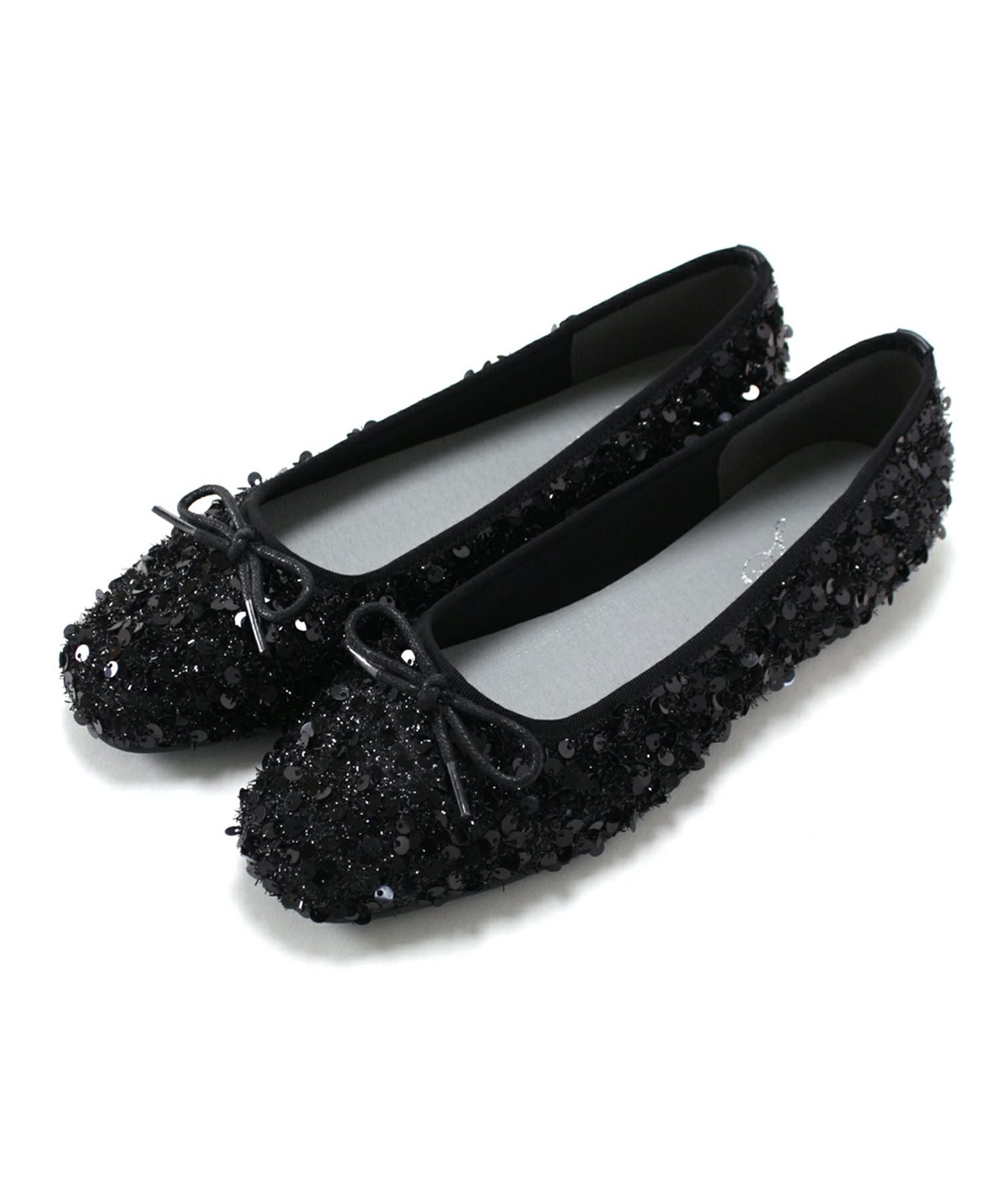 スパンコールバレエシューズ