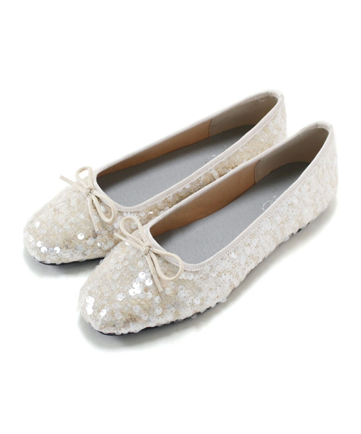 スパンコールバレエシューズ