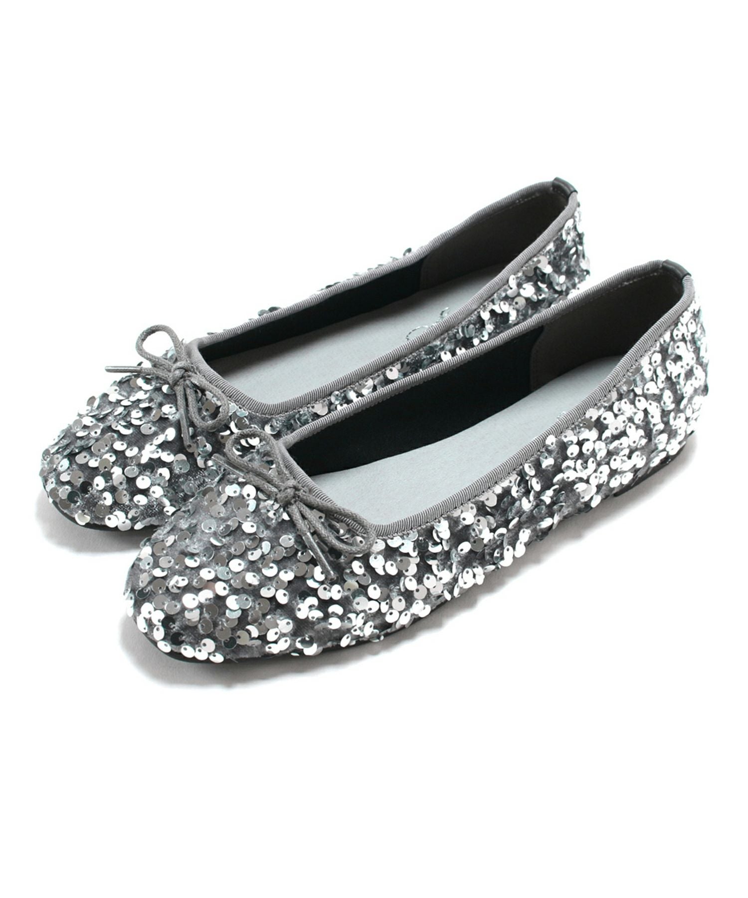 スパンコールバレエシューズ