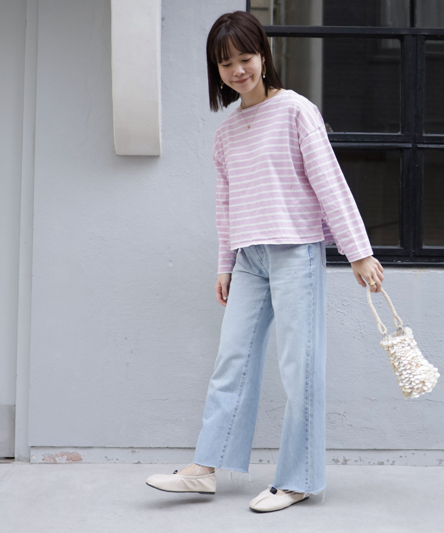 柔らかゴムフラットバレエパンプス▲返品交換不可