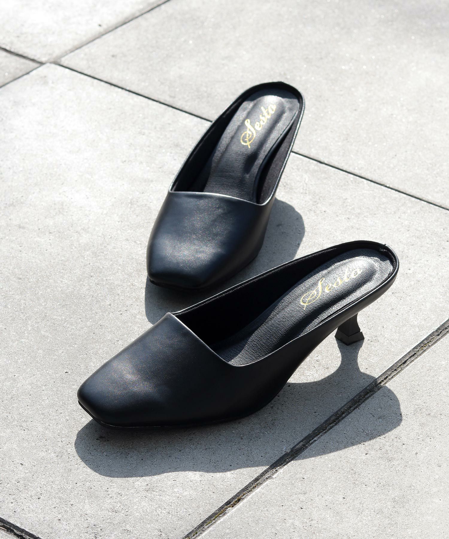 キトゥンヒールミュール▲返品不可