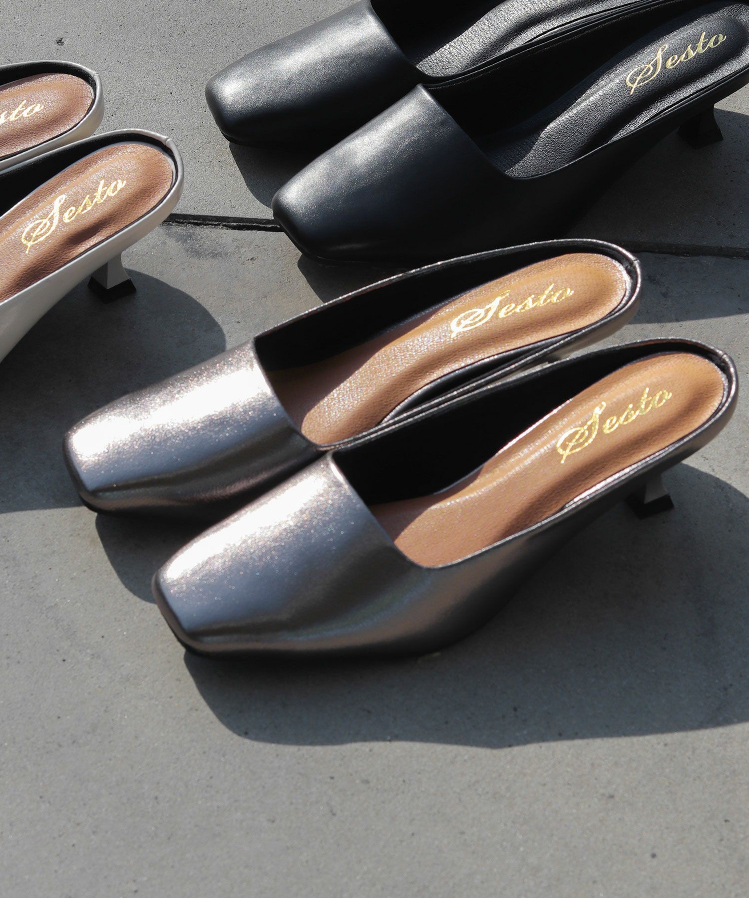 キトゥンヒールミュール▲返品不可