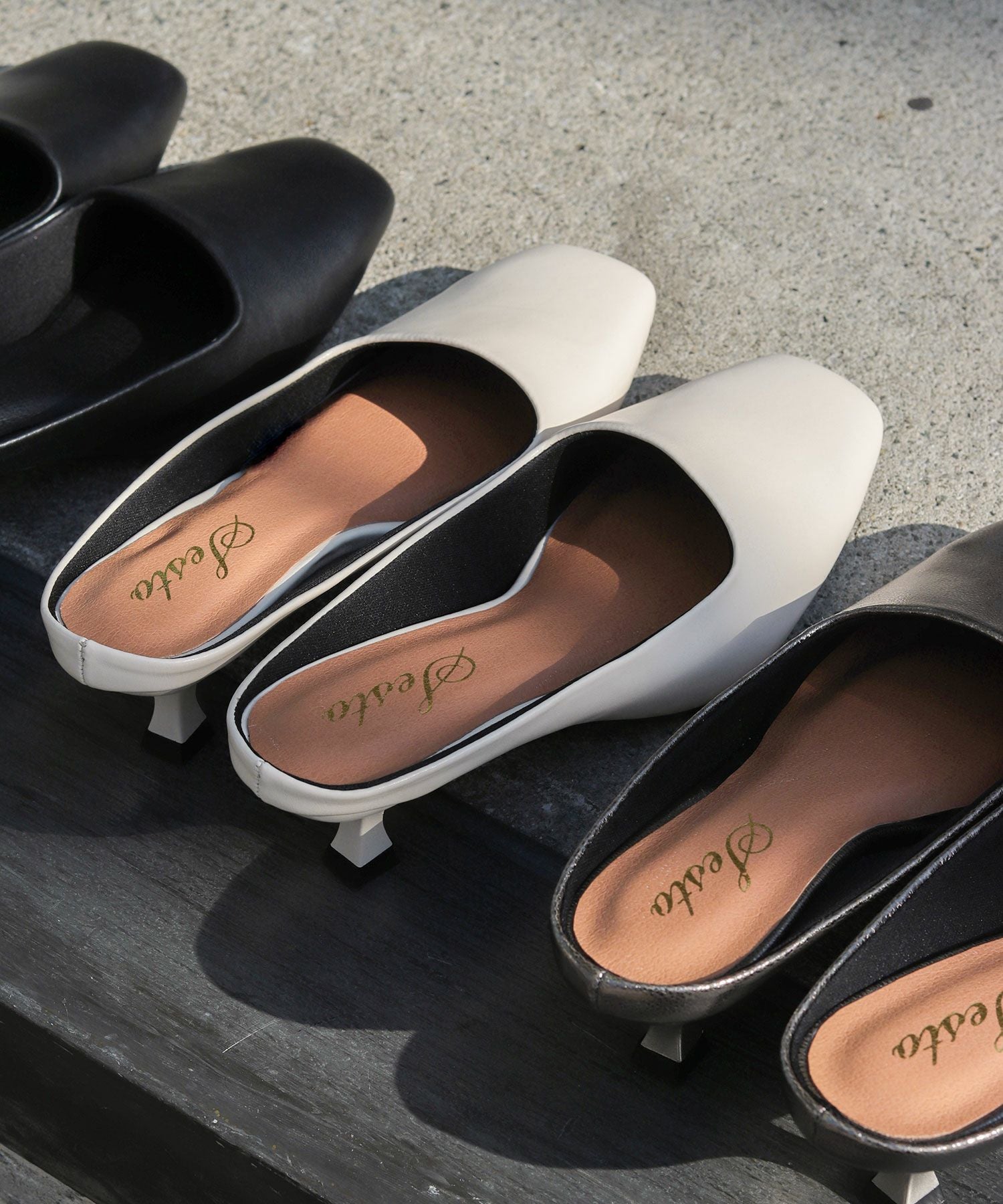 キトゥンヒールミュール▲返品不可