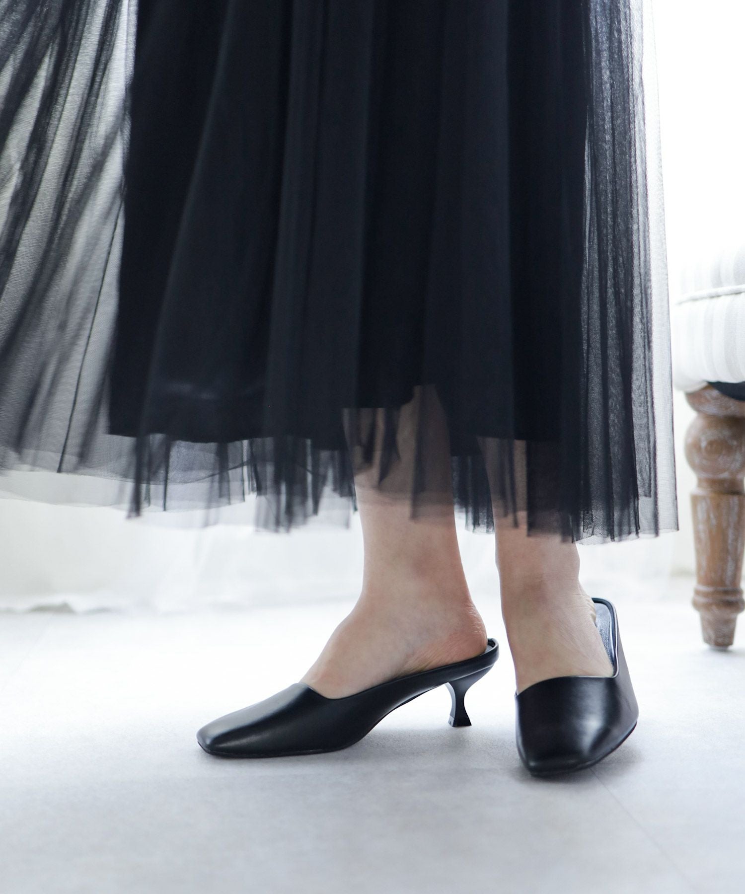 キトゥンヒールミュール▲返品不可