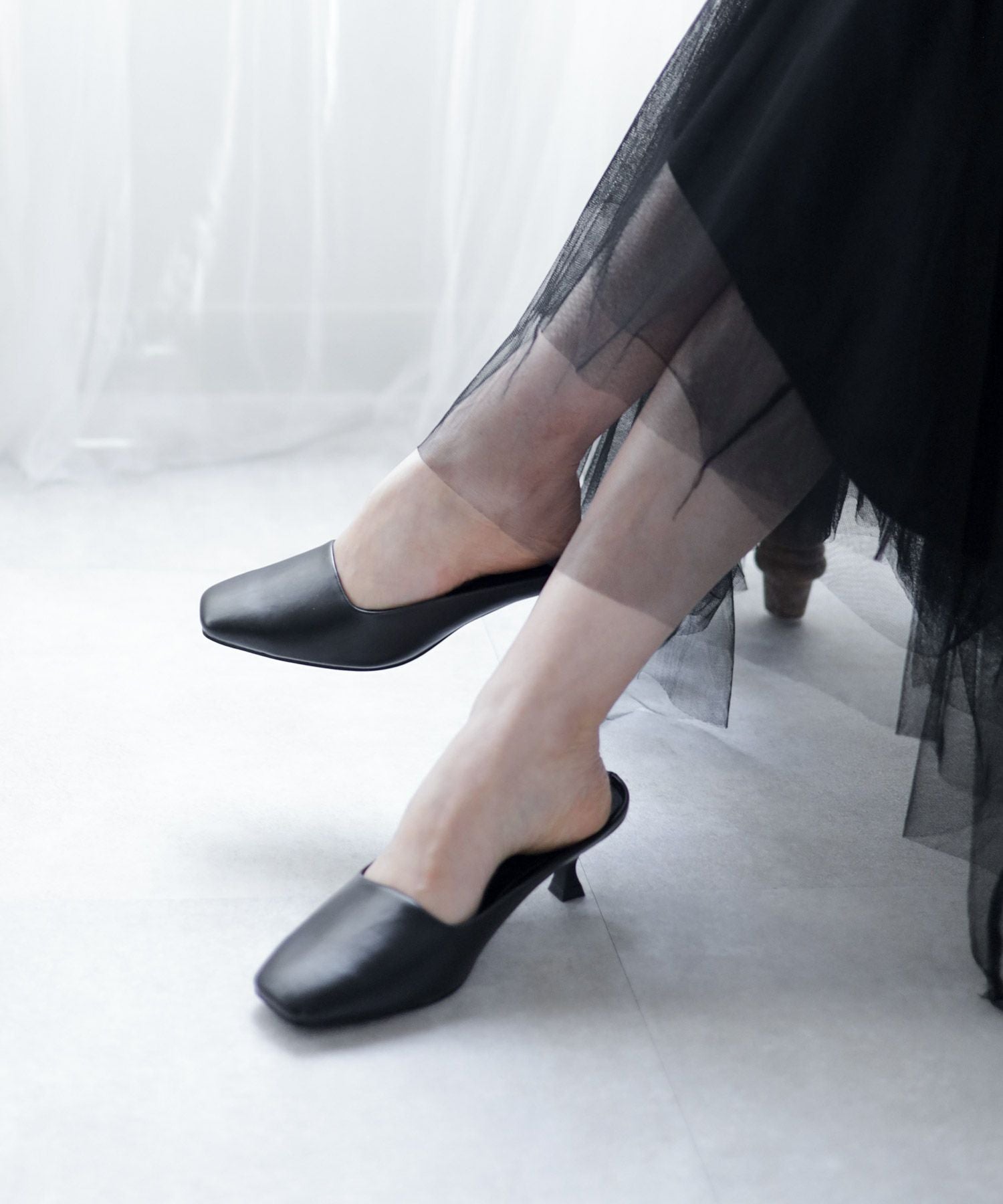 キトゥンヒールミュール▲返品不可