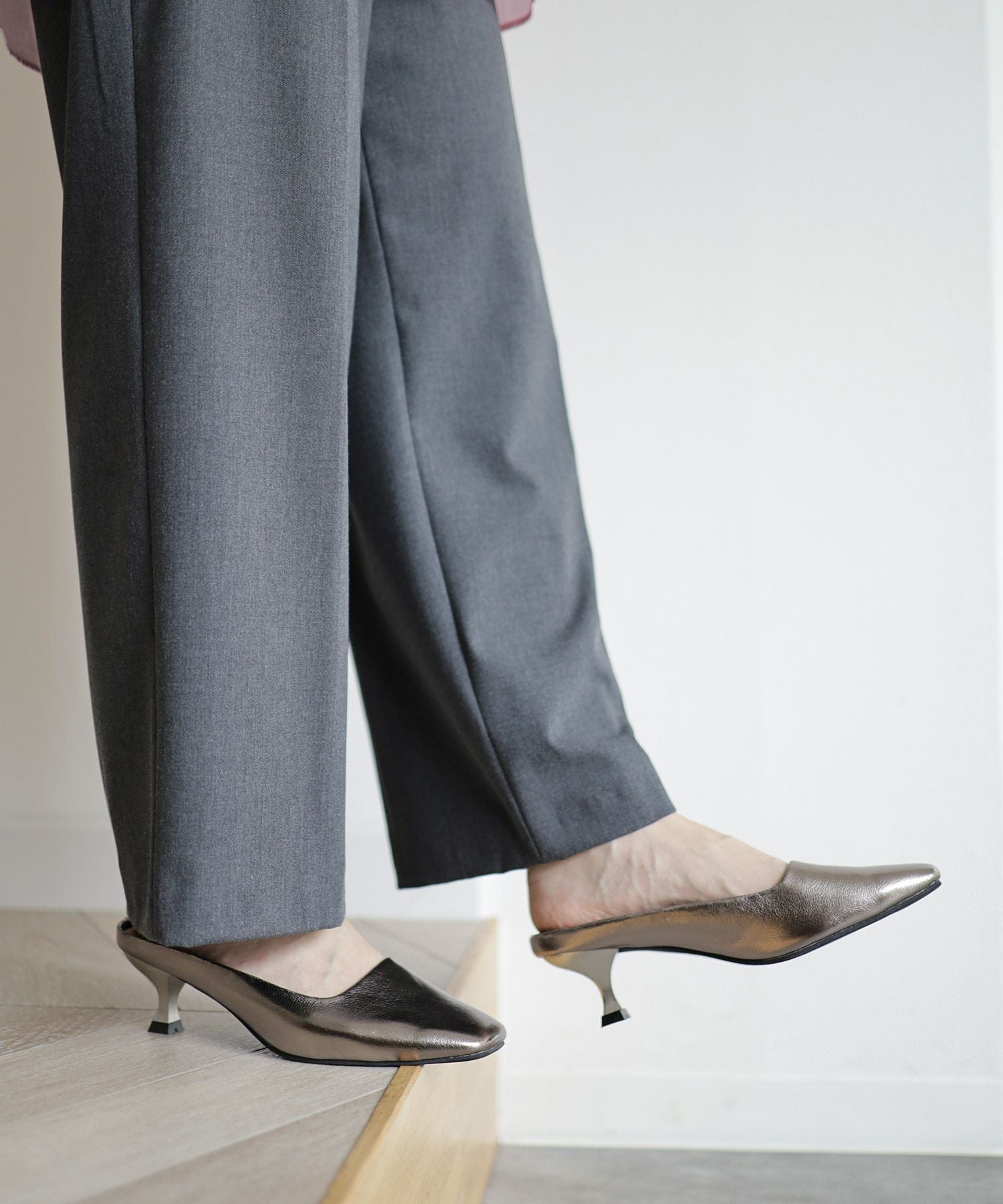 キトゥンヒールミュール▲返品不可