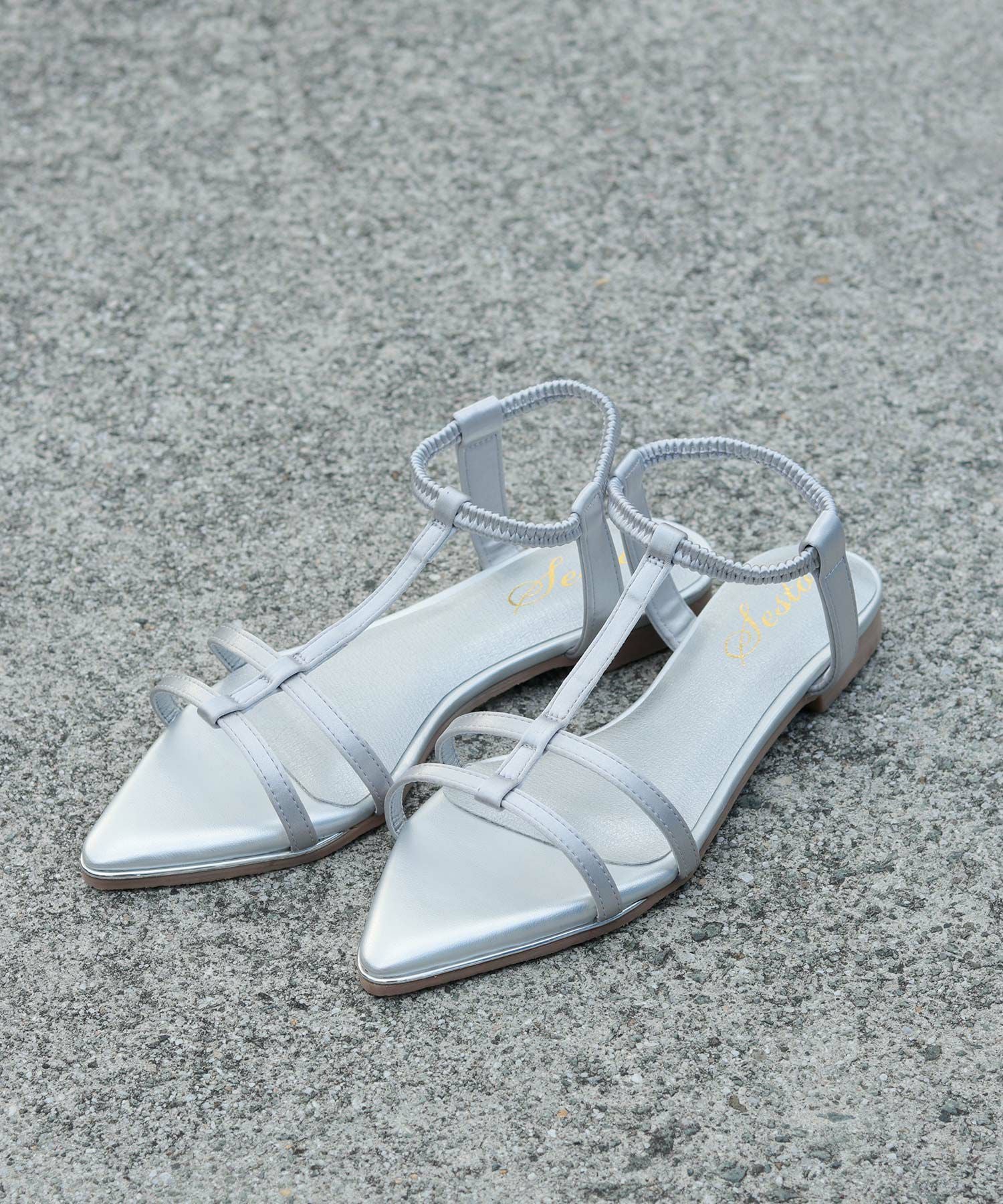 アンクルゴムフィットサテンイージーサンダル Newカラー Newサイズ 一部3月末頃入荷予定